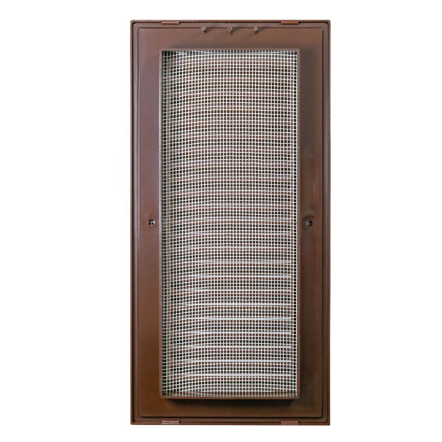 Louvre Vent Duo Smart 90/240 Brown 90mm x 240mm With Fly Mesh DIY Tool Accessory