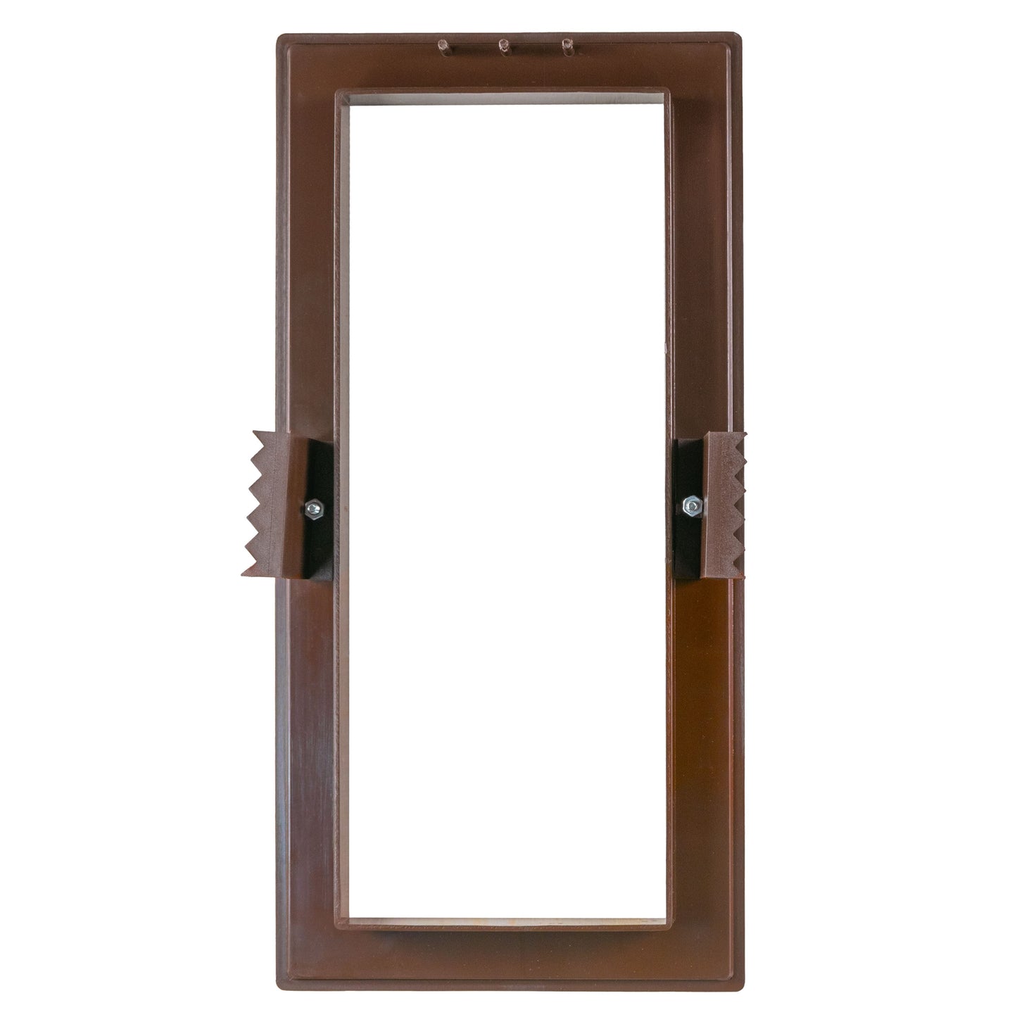 Louvre Vent Duo Smart 90/240 Brown 90mm x 240mm With Fly Mesh DIY Tool Accessory