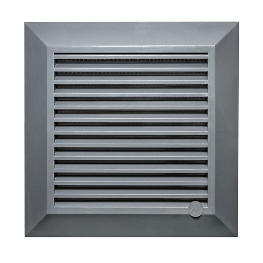 Louvre Vent Graphite Duo Smart 135G 135mm With Fly Mesh for Home and Garden Use