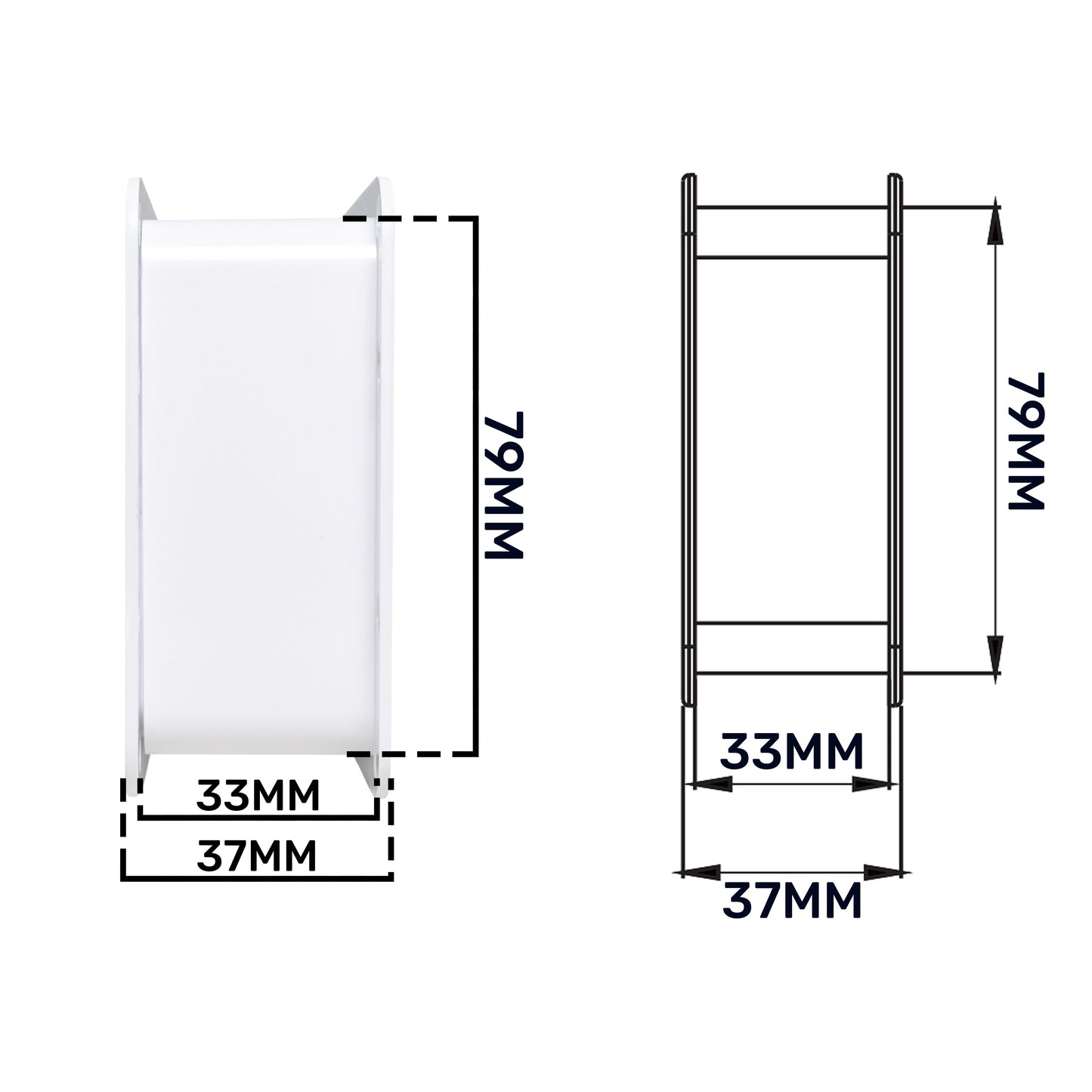 Door Louvre Vent KD 70mm-450mm DIY Tool Accessory Home and Garden Use