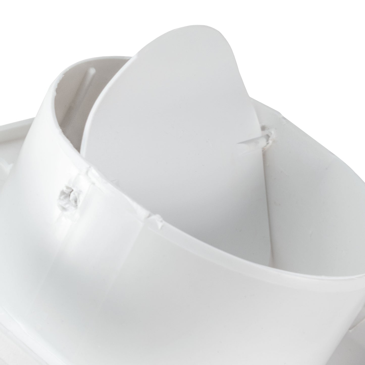 AP Supplies Through Wall Ventilation Kit RICO Pull-Cord Switch Fan with White External Vent