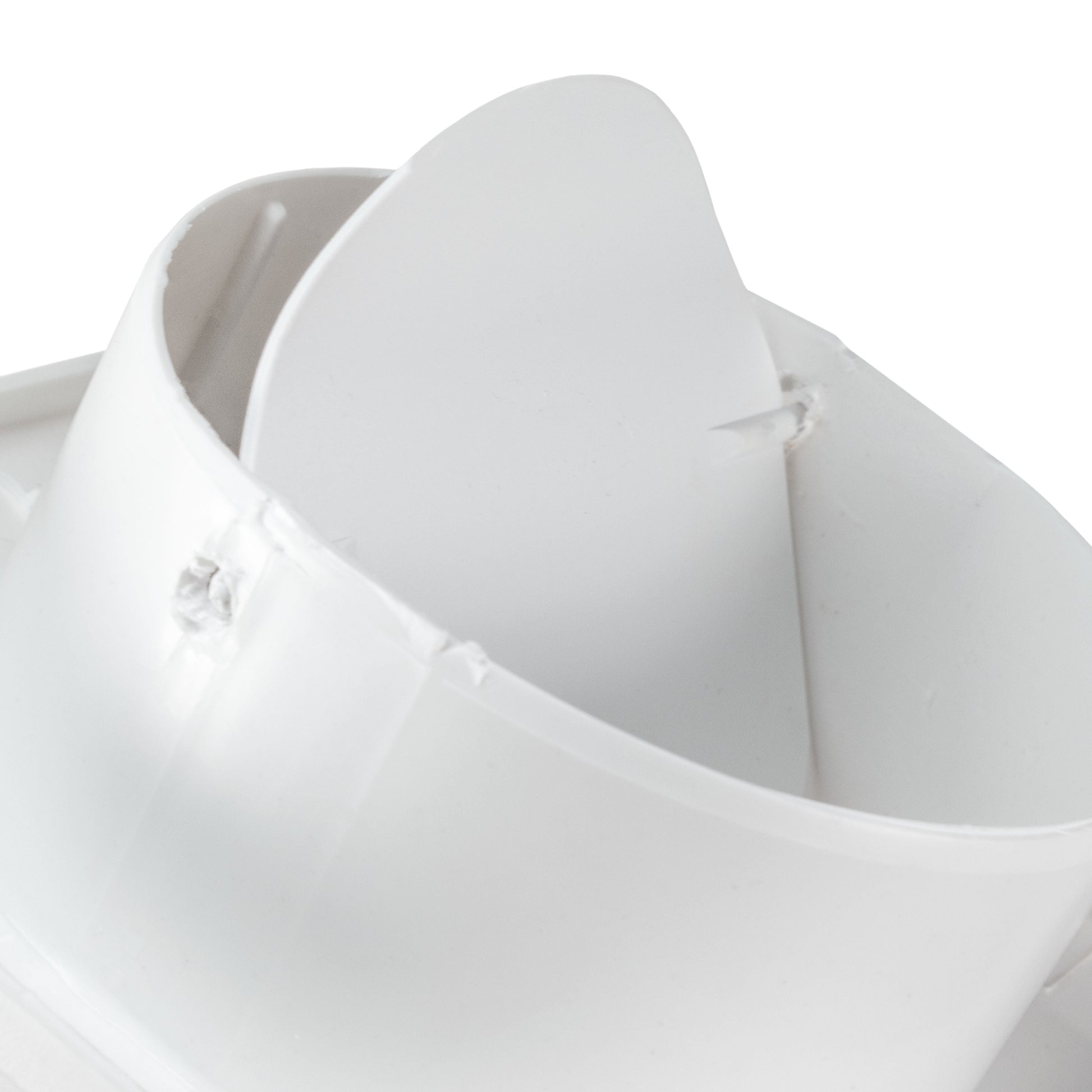 AP Supplies Through Wall Ventilation Kit RICO Pull-Cord Switch Fan with White External Vent