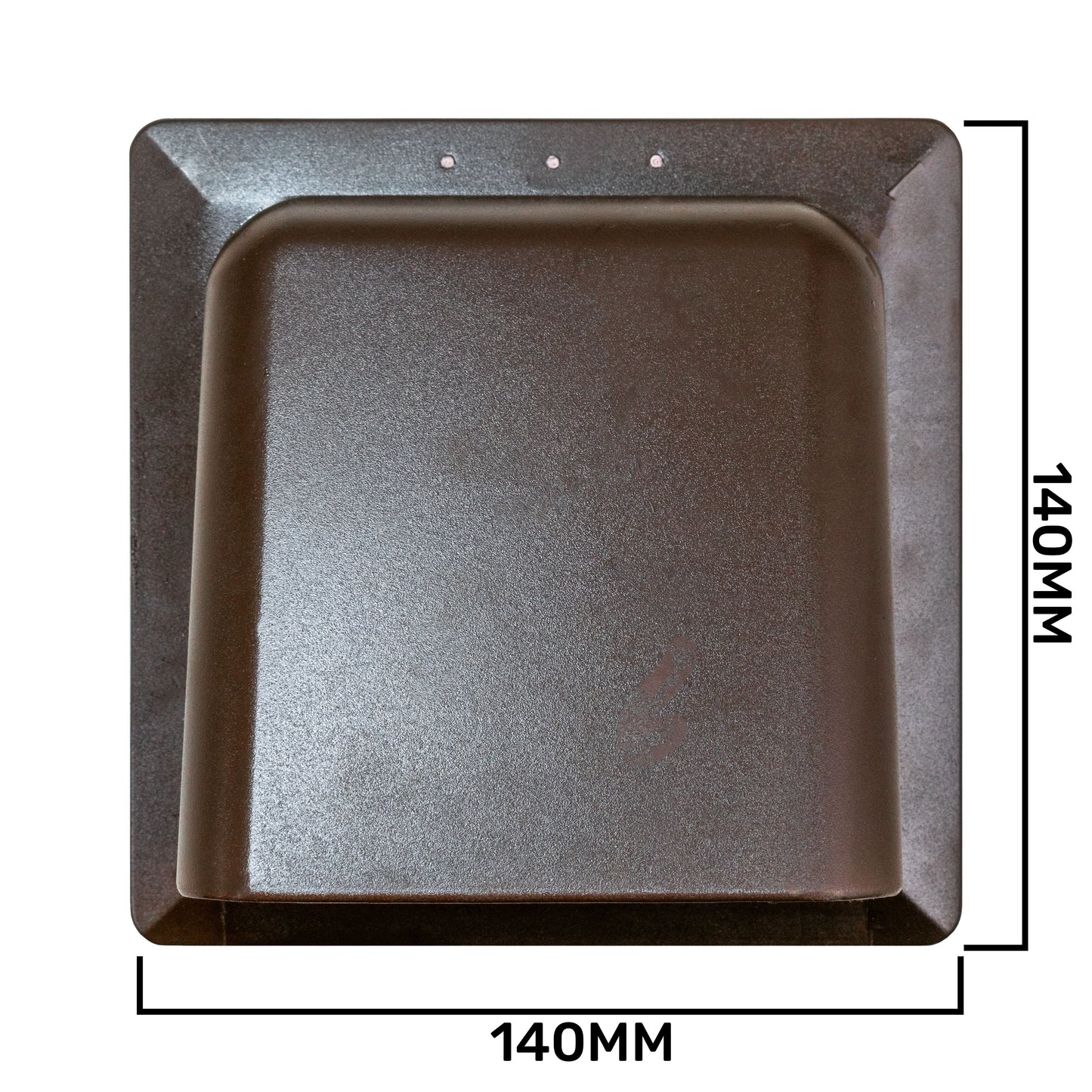 External Brown Louvre Vent KRD/100B fi100mm for Home and Garden Use