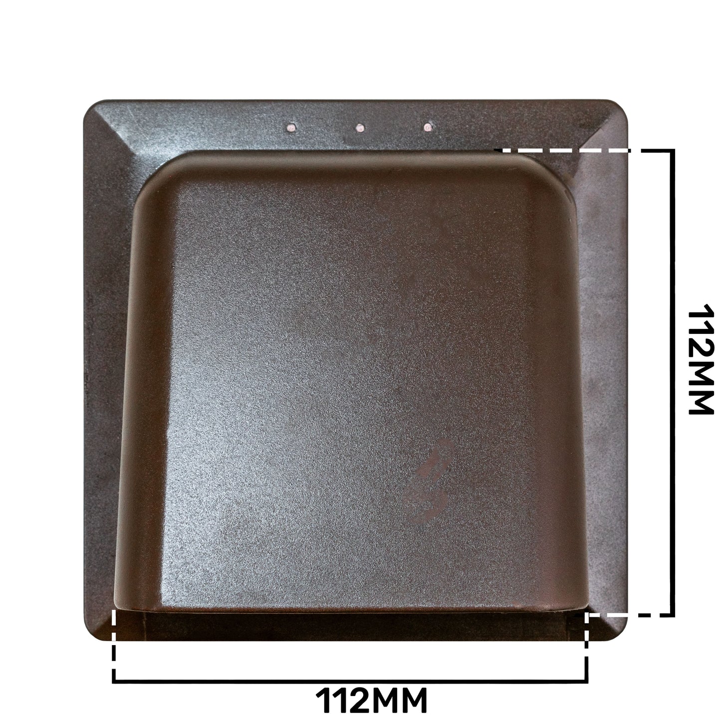 External Brown Louvre Vent KRD/100B fi100mm for Home and Garden Use