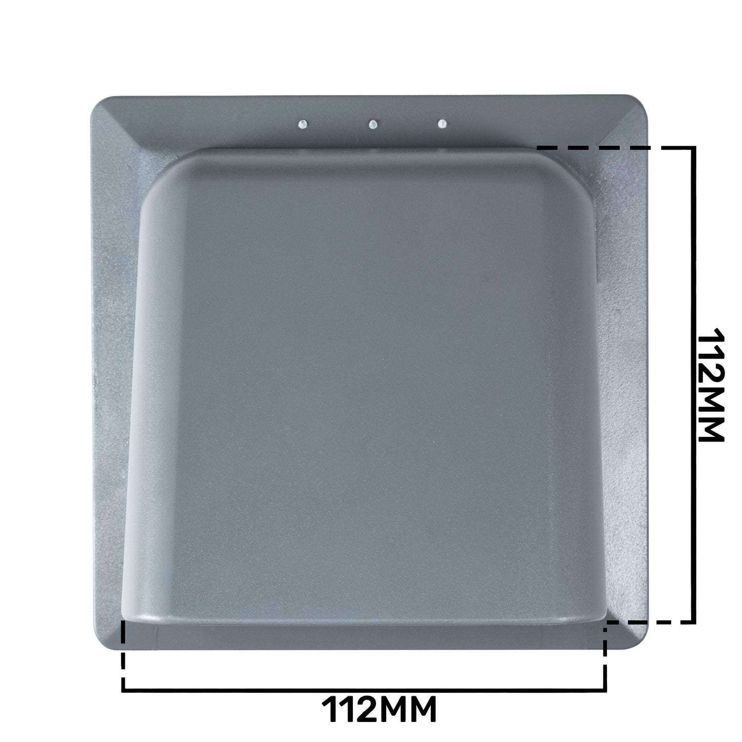 External Graphite Louvre Vent KRD/100G fi100mm for Home and Garden Use