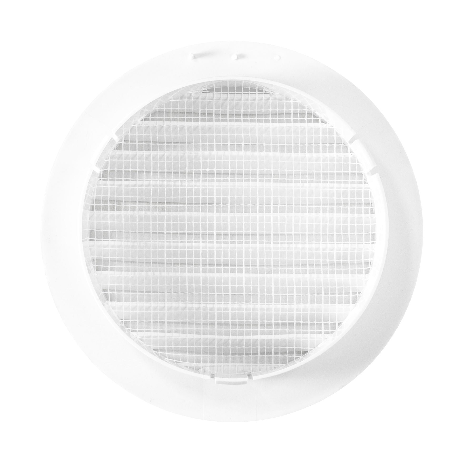 AP Supplies Through Wall Ventilation Kit Round Louvre Vent VC-KRO0184 with White External Vent