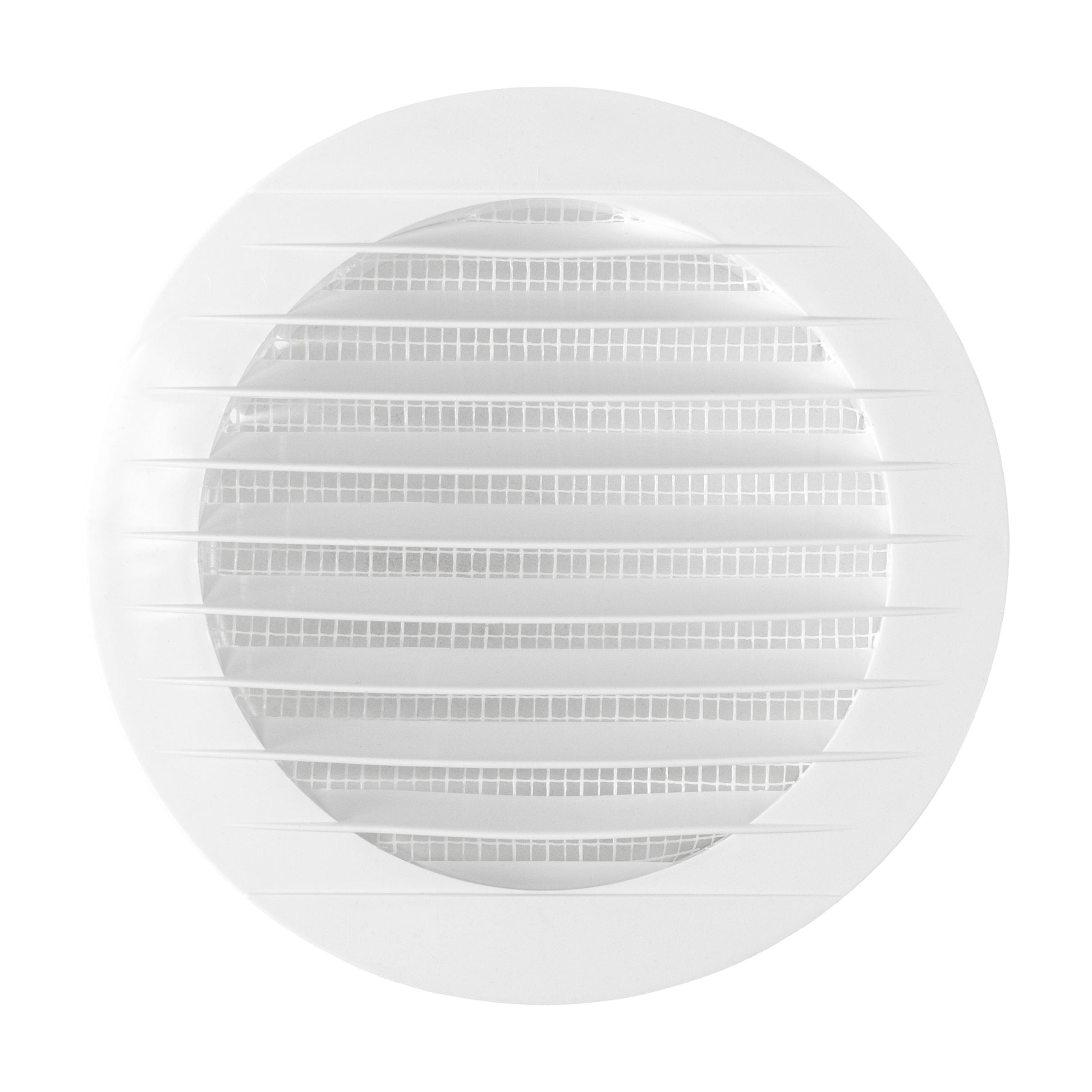 AP Supplies Through Wall Ventilation Kit Round Louvre Vent VC-KRO0184 with White External Vent