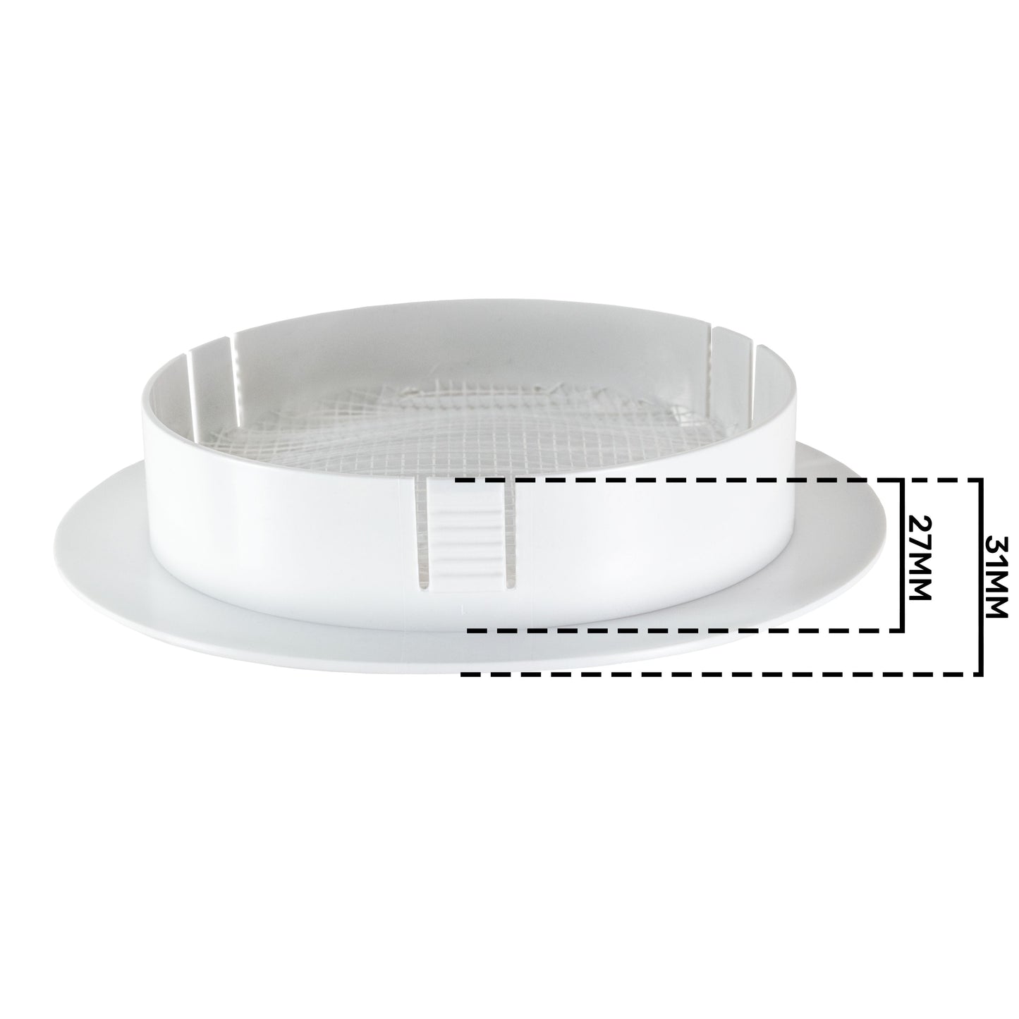Louvre Vent KRO 125 With Fly Mesh DIY Tool Accessory Home and Garden Use