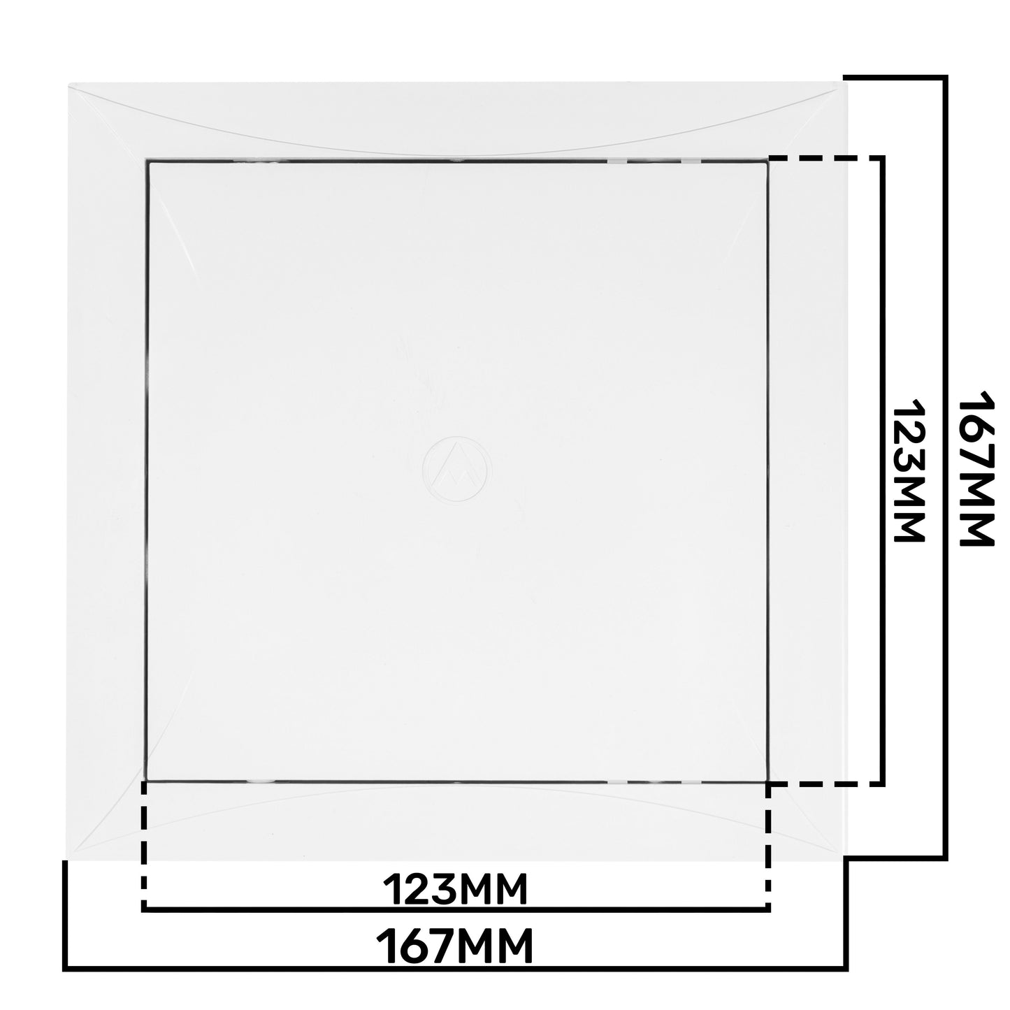 Access Panel Door PP, White 150mm x 150mm DIY Tool Accessory Home and Garden Use