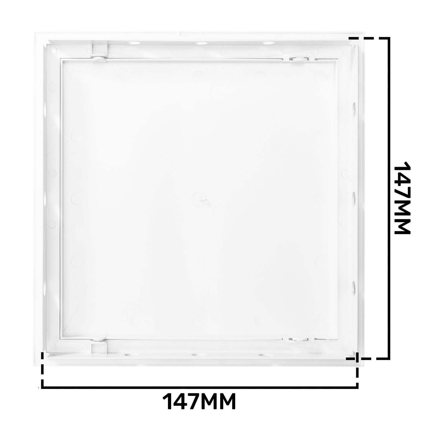 Access Panel Door PP, White 150mm x 150mm DIY Tool Accessory Home and Garden Use