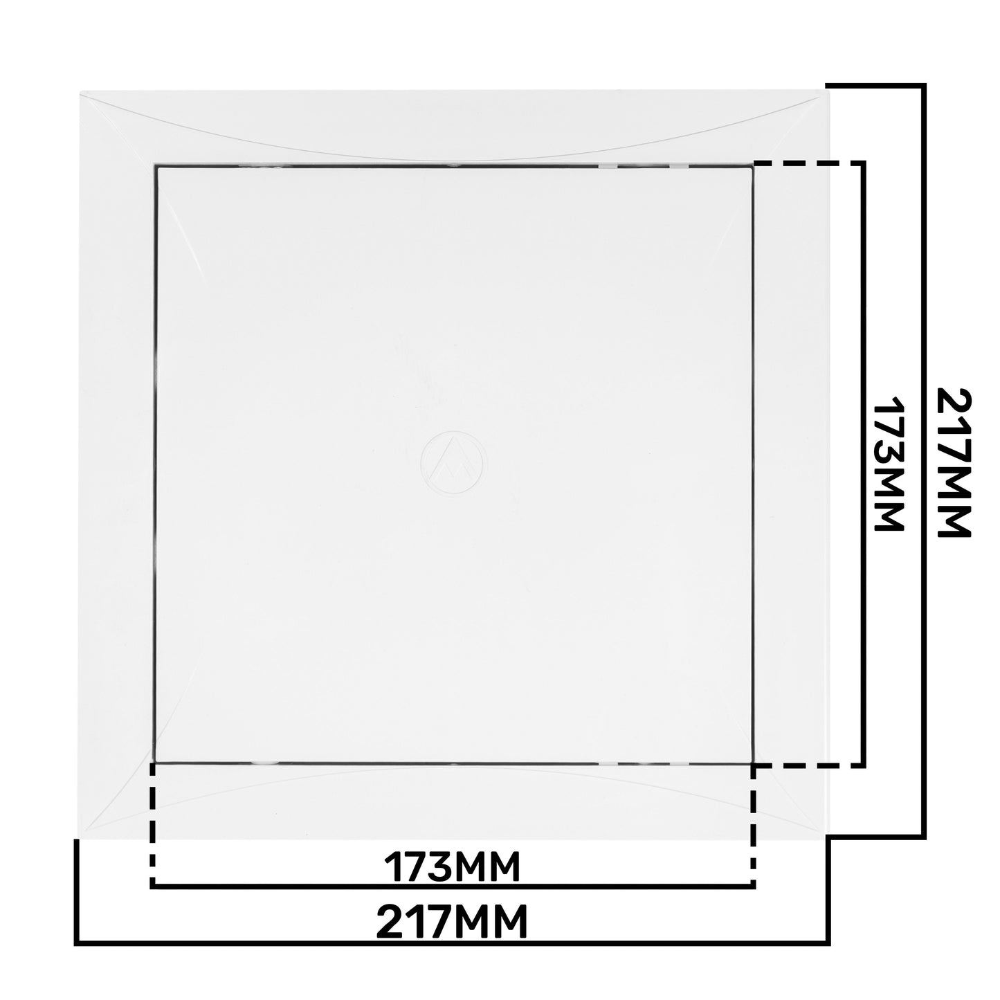 Access Panel Door PP, White 200mm x 200mm DIY Tool Accessory Home and Garden Use