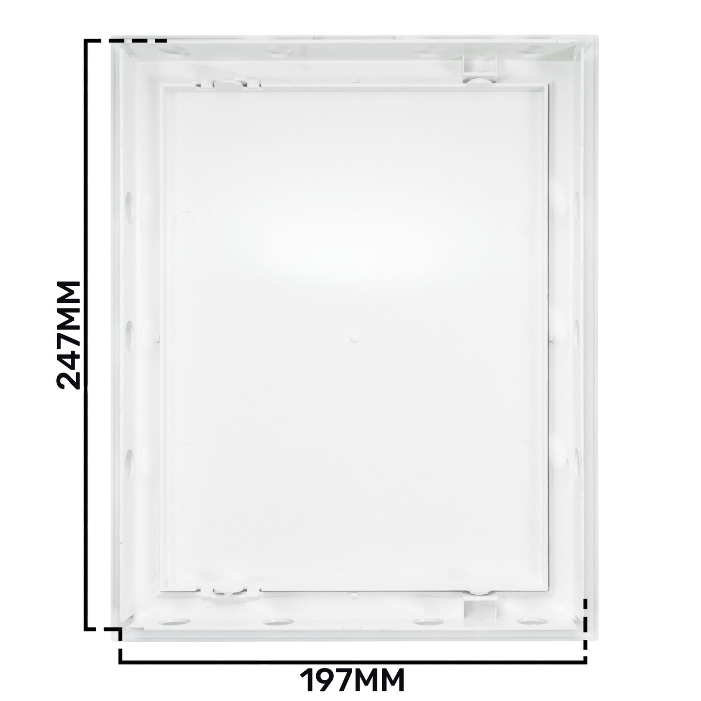 Access Panel Door PP, White 200mm x 250mm DIY Tool Accessory Home and Garden Use