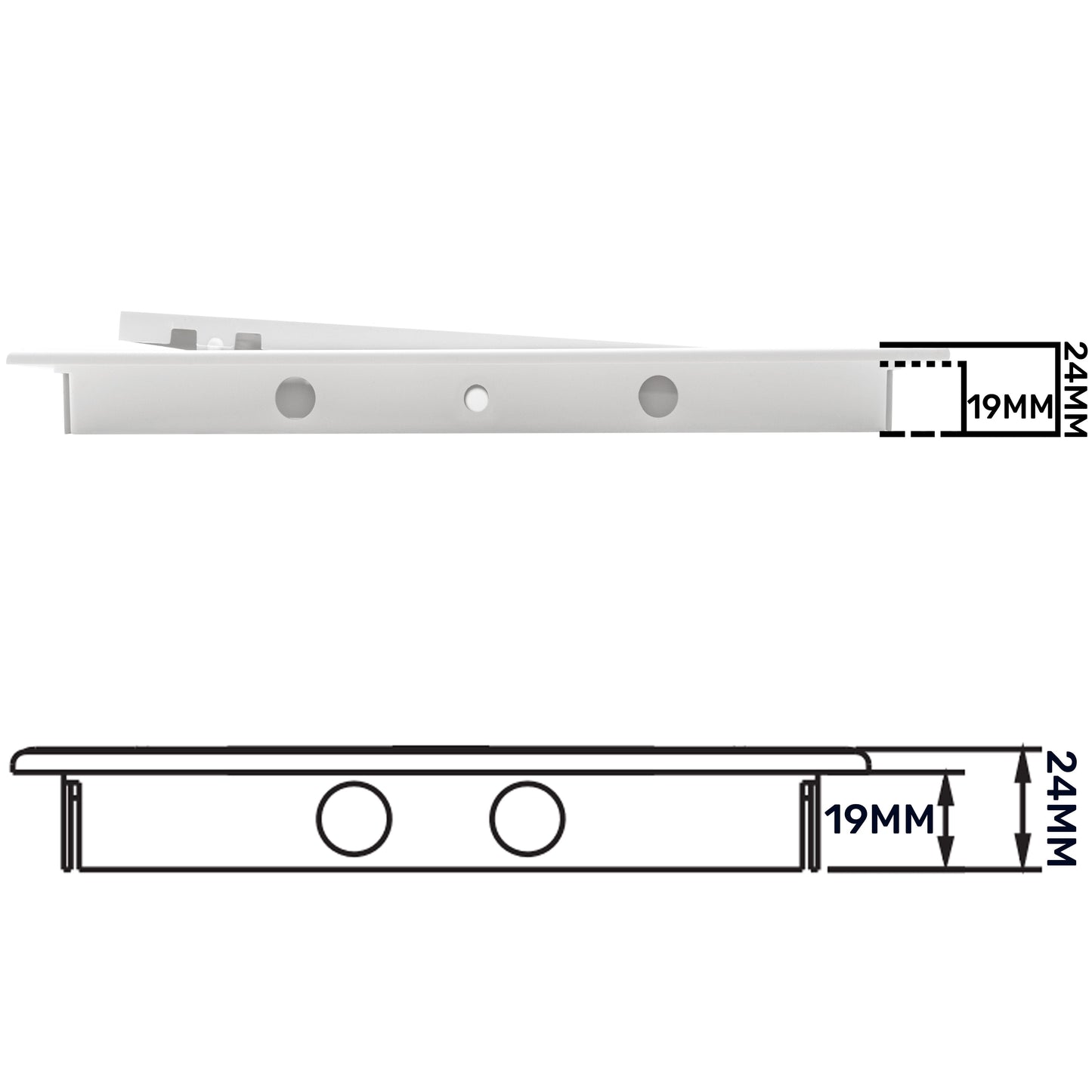 Access Panel Door PP, White 250mm x 250mm DIY Tool Accessory Home and Garden Use