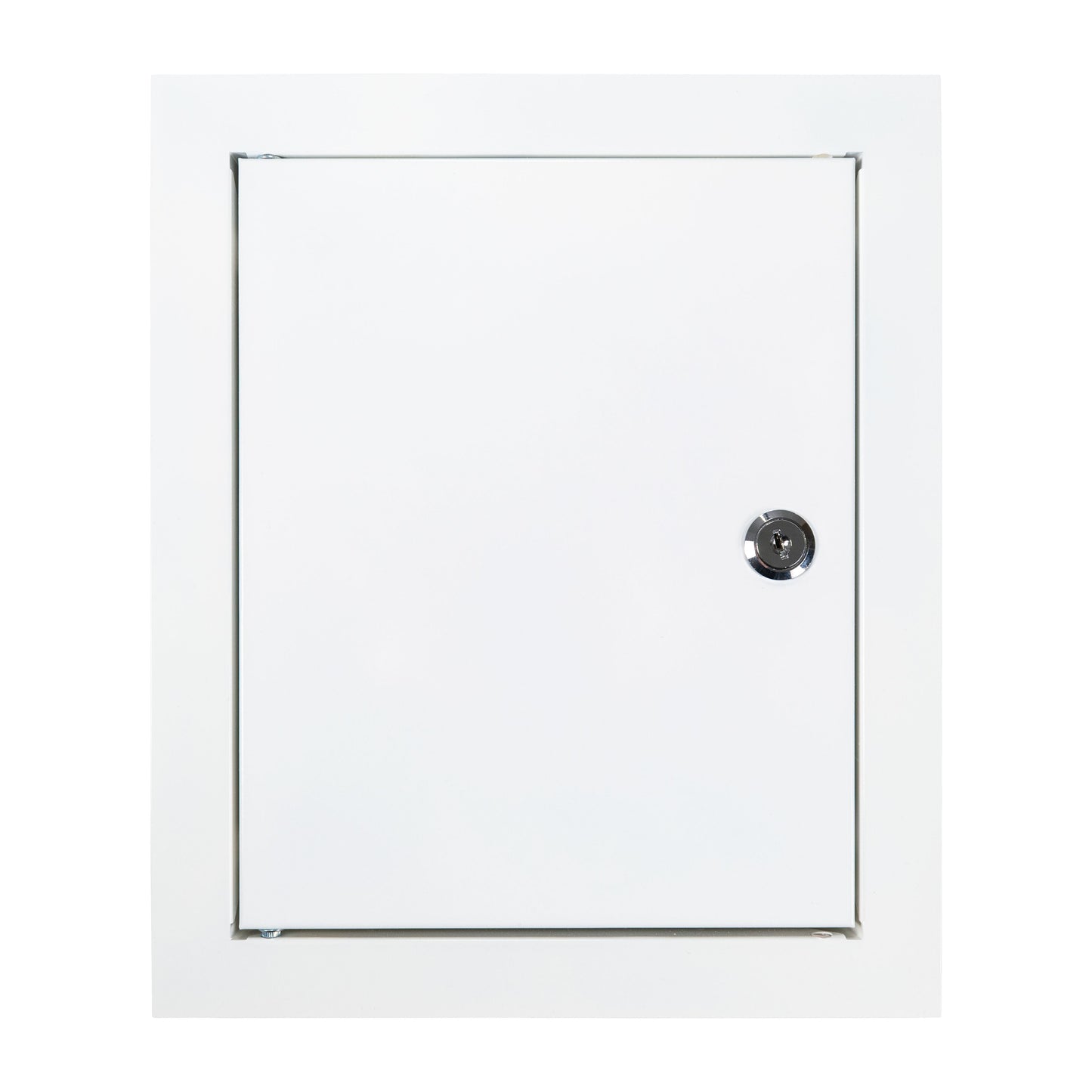 Access Panel Door Metal With Lock, White 150mm x 200mm for Home and Garden Use