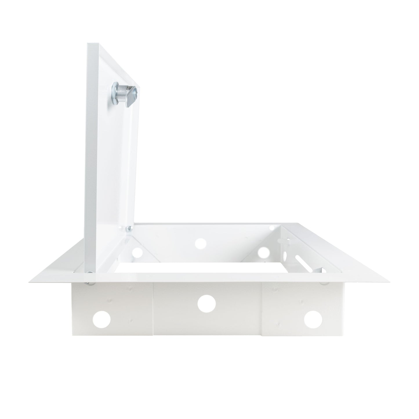 Access Panel Door Metal With Lock, White 150mm x 200mm for Home and Garden Use