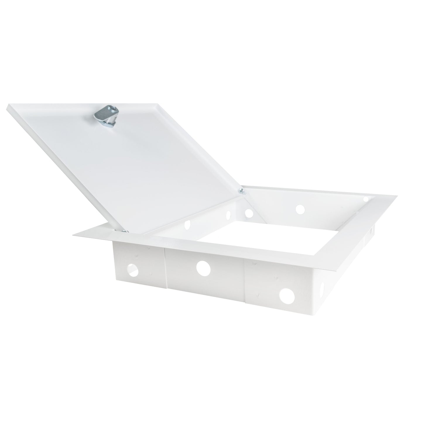 Access Panel Door Metal With Lock, White 150mm x 200mm for Home and Garden Use