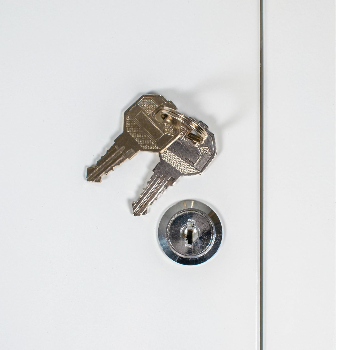 Access Panel Door Metal With Lock, White 200mm x 250mm for Home and Garden Use