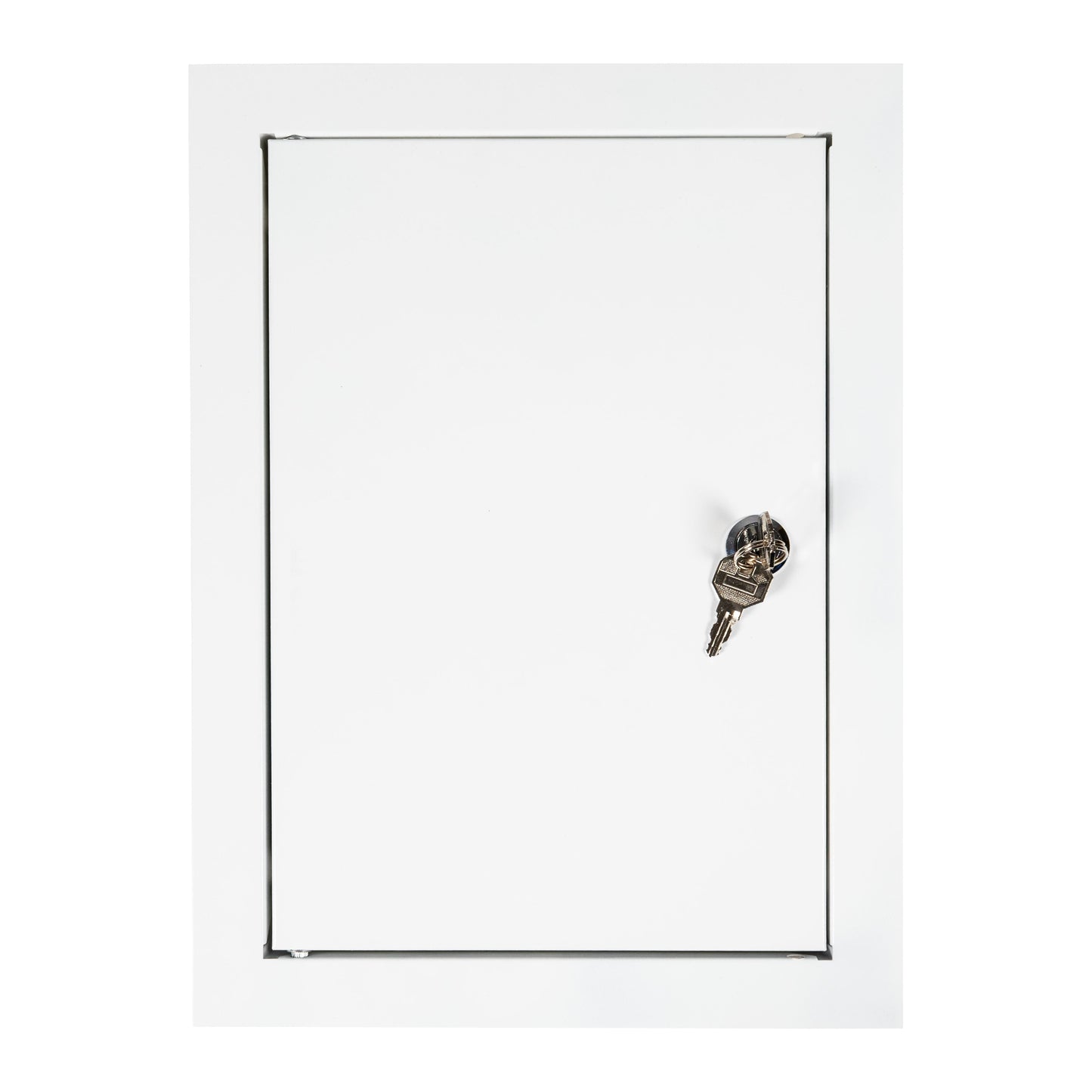 Access Panel Door Metal With Lock, White 200mm x 300mm for Home and Garden Use