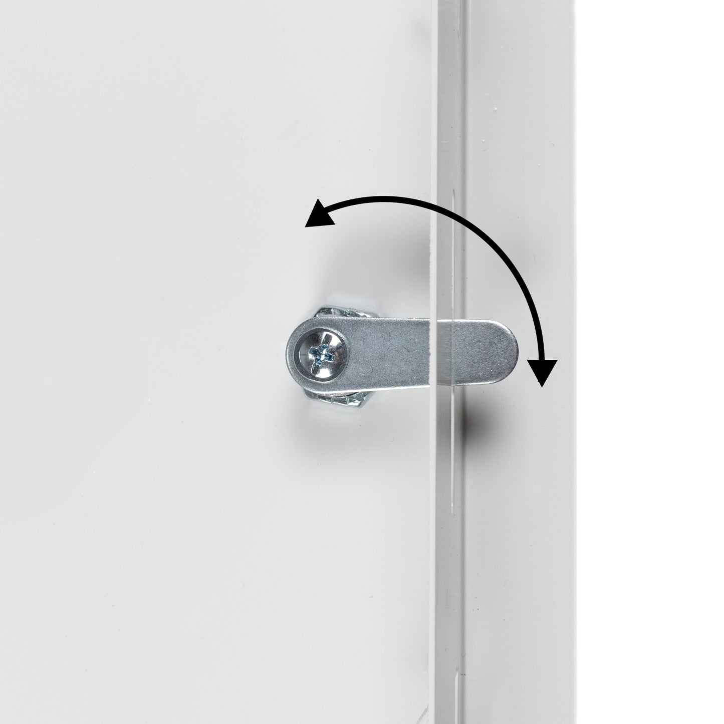 Access Panel Door Metal With Lock, White 200mm x 300mm for Home and Garden Use