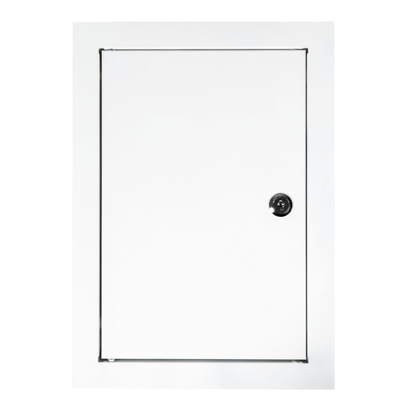 Access Panel Door Metal With Lock, White 200mm x 300mm for Home and Garden Use