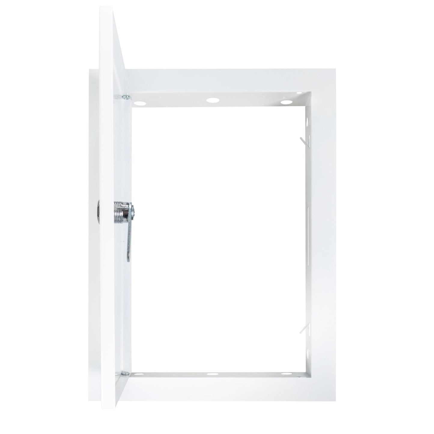 Access Panel Door Metal With Lock, White 200mm x 300mm for Home and Garden Use