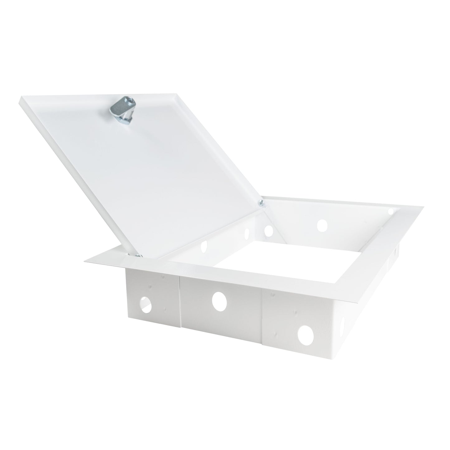 Access Panel Door Metal With Lock, White 200mm x 300mm for Home and Garden Use