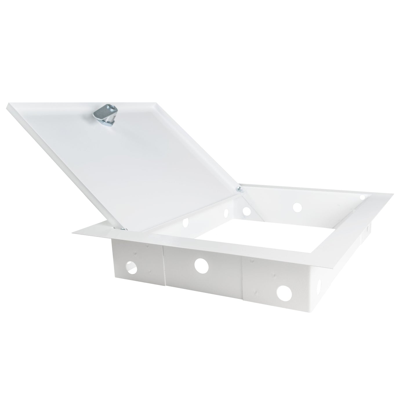 Access Panel Door Metal With Lock, White 250mm x 300mm for Home and Garden Use