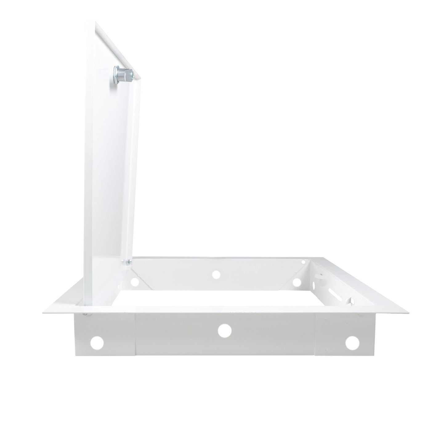 Access Panel Door Metal With Lock, White 200mm x 200mm for Home and Garden Use