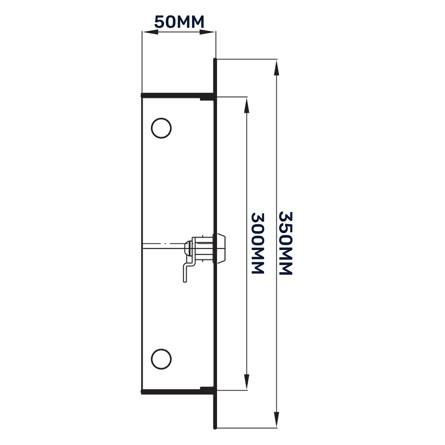 Access Panel Door Metal With Lock, White 300mm x 300mm for Home and Garden Use
