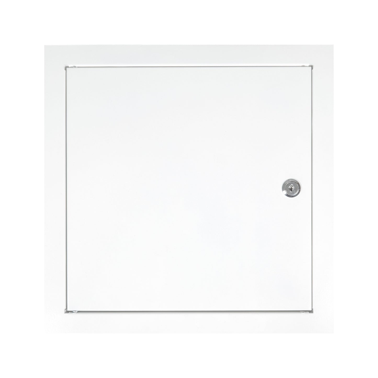 Access Panel Door Metal With Lock, White 400mm x 400mm for Home and Garden Use