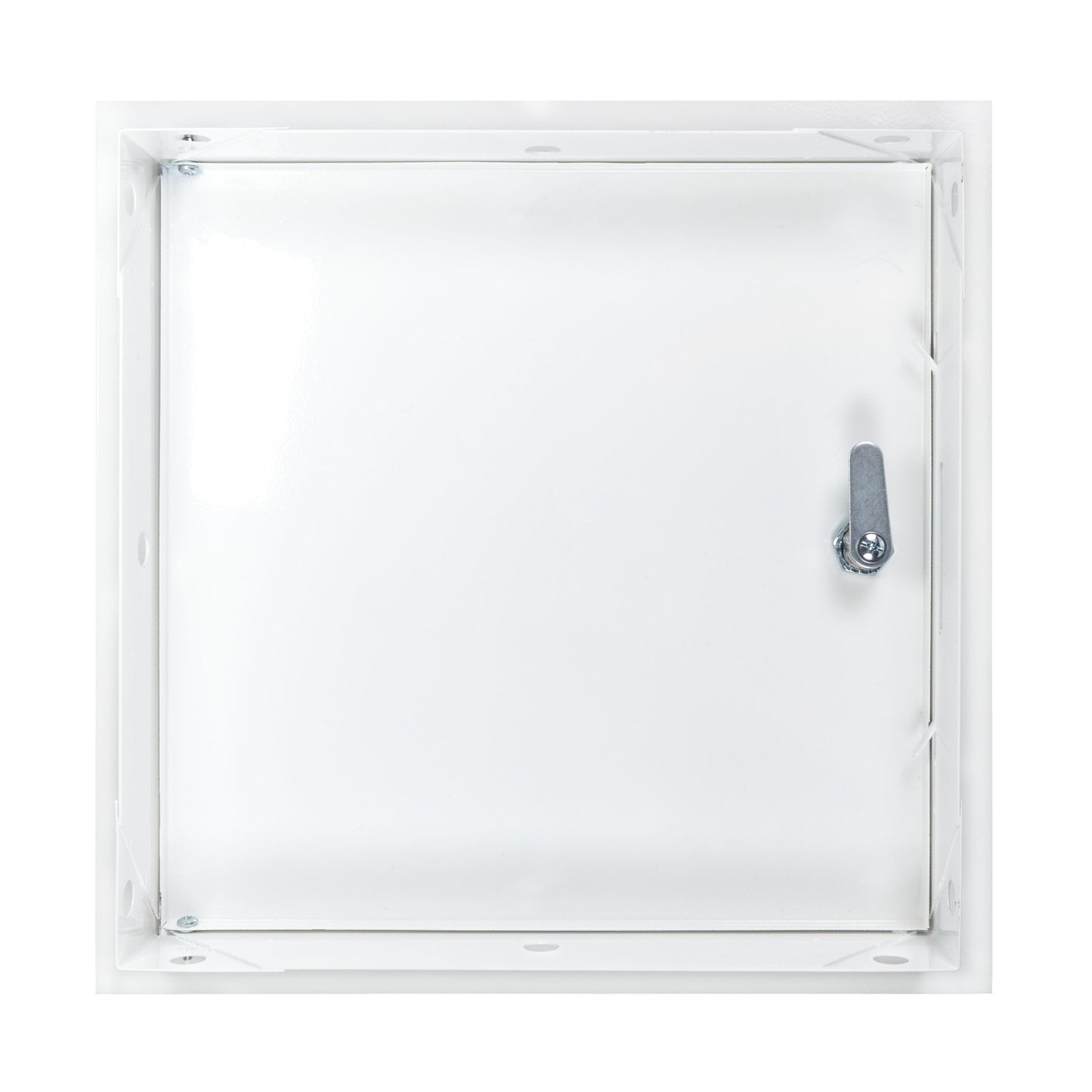 Access Panel Door Metal With Lock, White 400mm x 400mm for Home and Garden Use