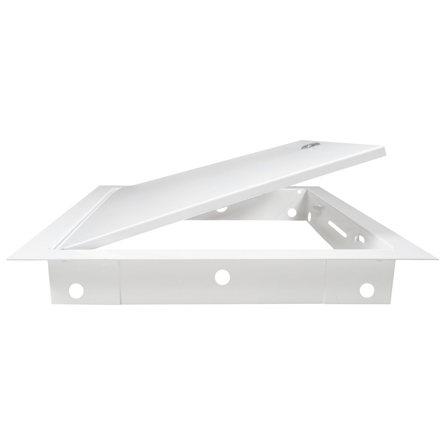 Access Panel Door Metal With Lock, White 300mm x 300mm for Home and Garden Use