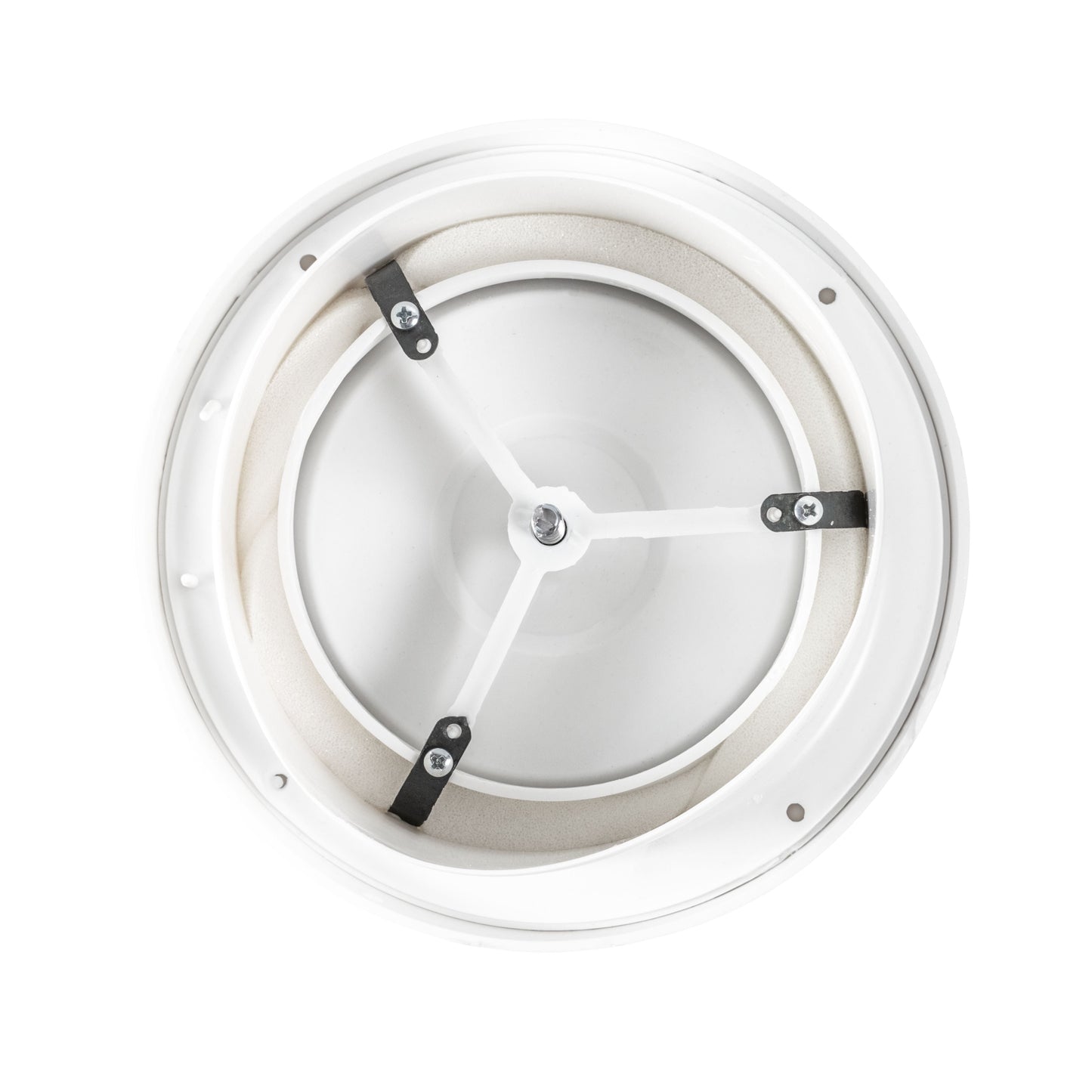 White ABS Extract Ceiling Valve 100mm Water Flow Control Home and Garden Use