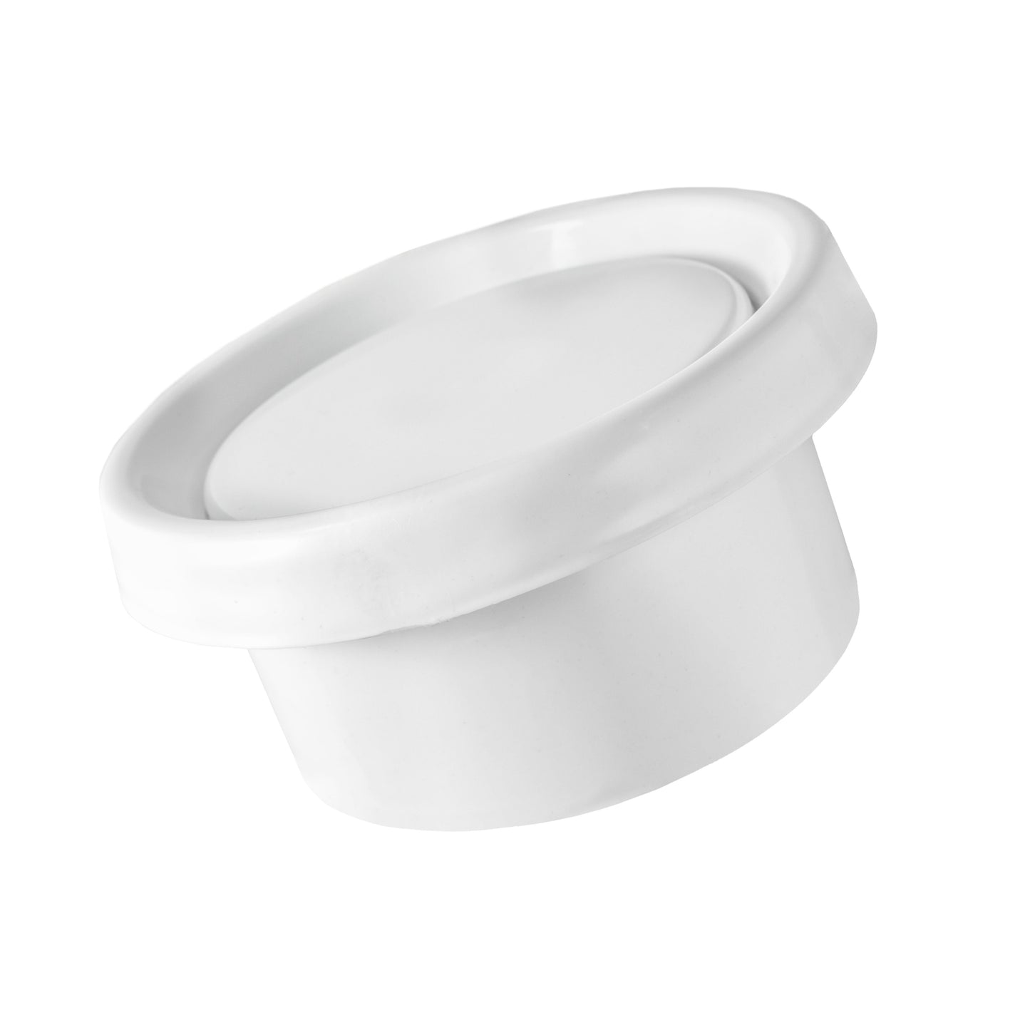 White ABS Extract Ceiling Valve 150mm Water Flow Control Home and Garden Use