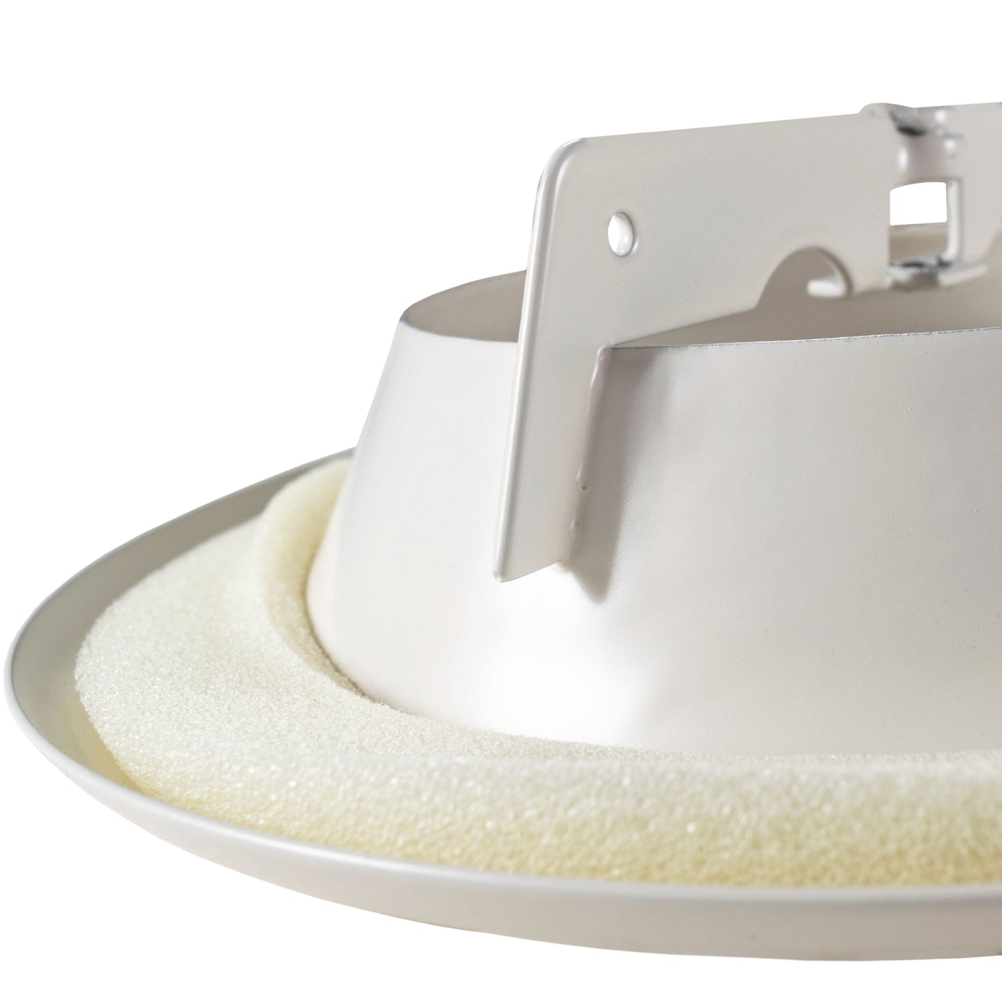 White Metal Extract Ceiling Valve 125mm - Anemostat SV for Home and Garden Use