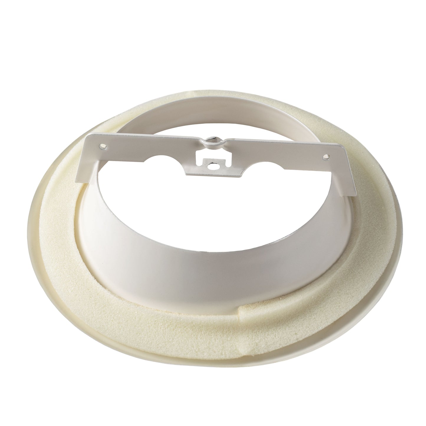 White Metal Extract Ceiling Valve 125mm - Anemostat SV for Home and Garden Use