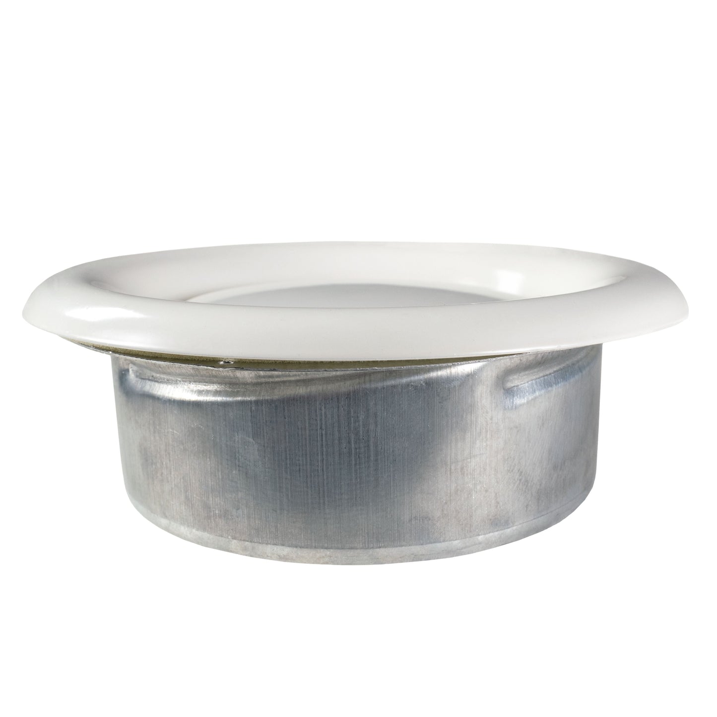White Metal Extract Ceiling Valve 125mm - Anemostat EV for Home and Garden Use