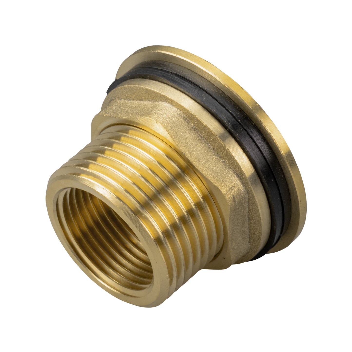 AP Supplies Water Butt Brass 3/4" BSP Male - 1/2" BSP Female and Drill Bit