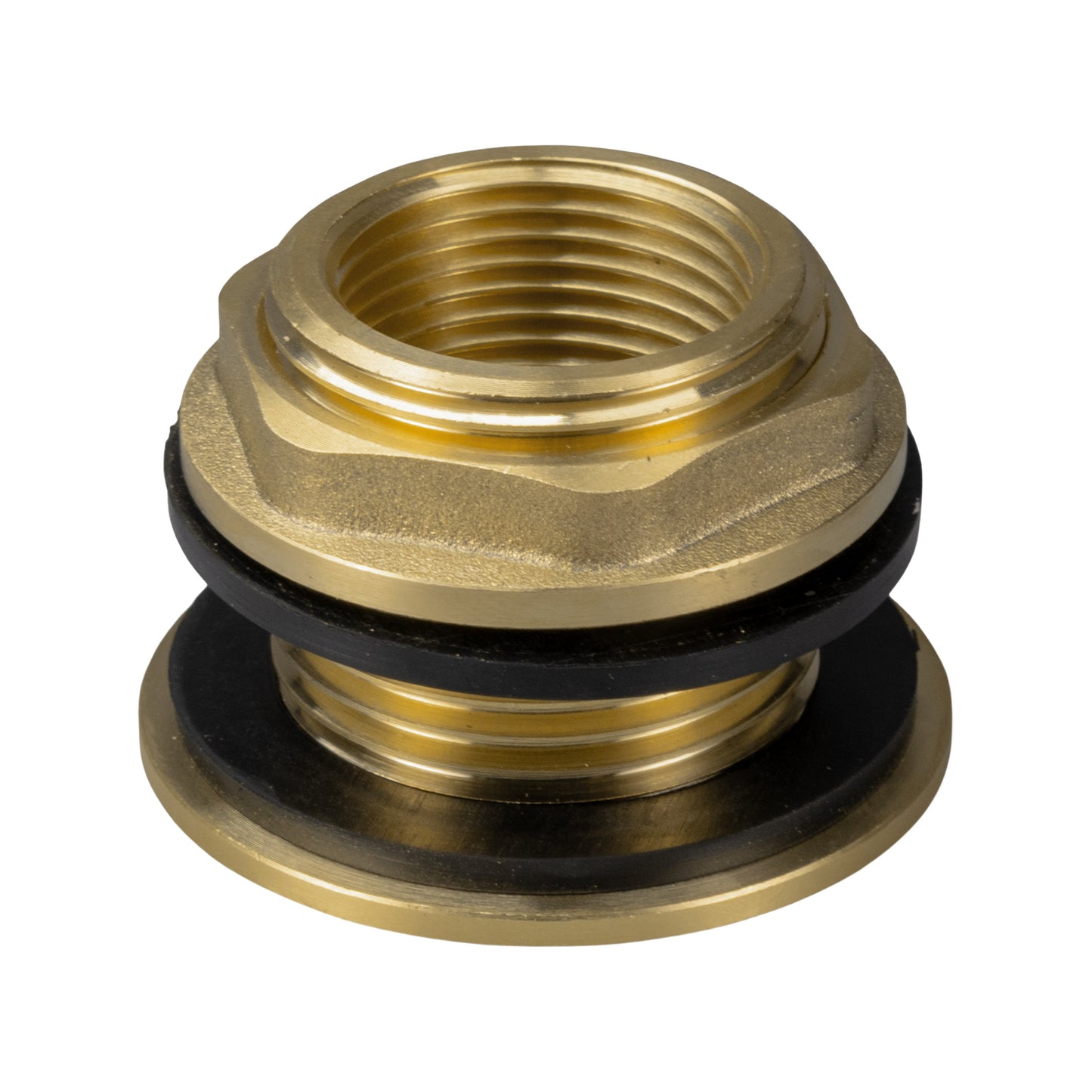 Water Butt Brass 3/4in BSP Male - 1/2in BSP Female for DIY Workshop Accessory