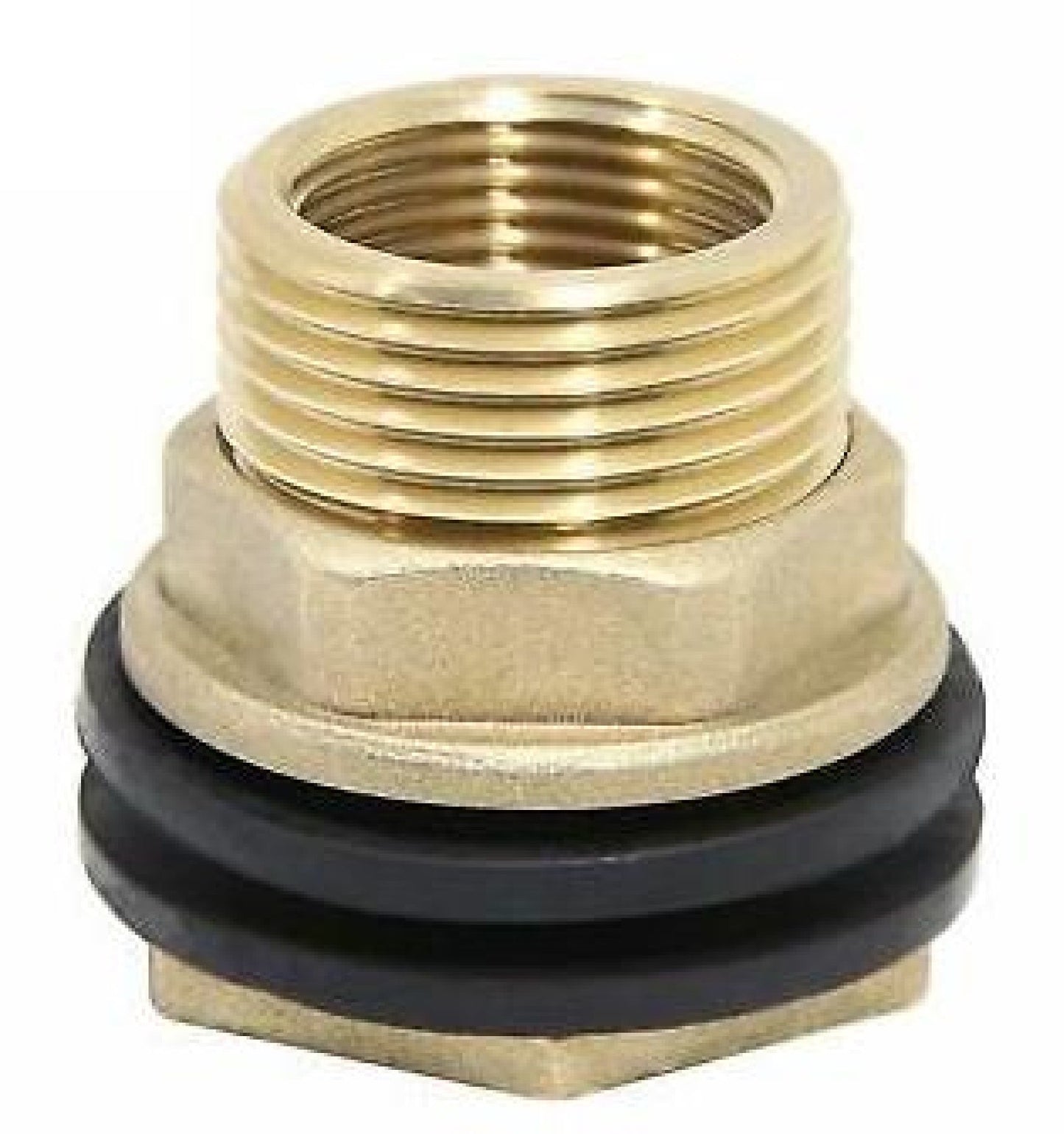 AP Supplies Water Butt Brass 1" BSP Male - 3/4" BSP Female and Drill Bit