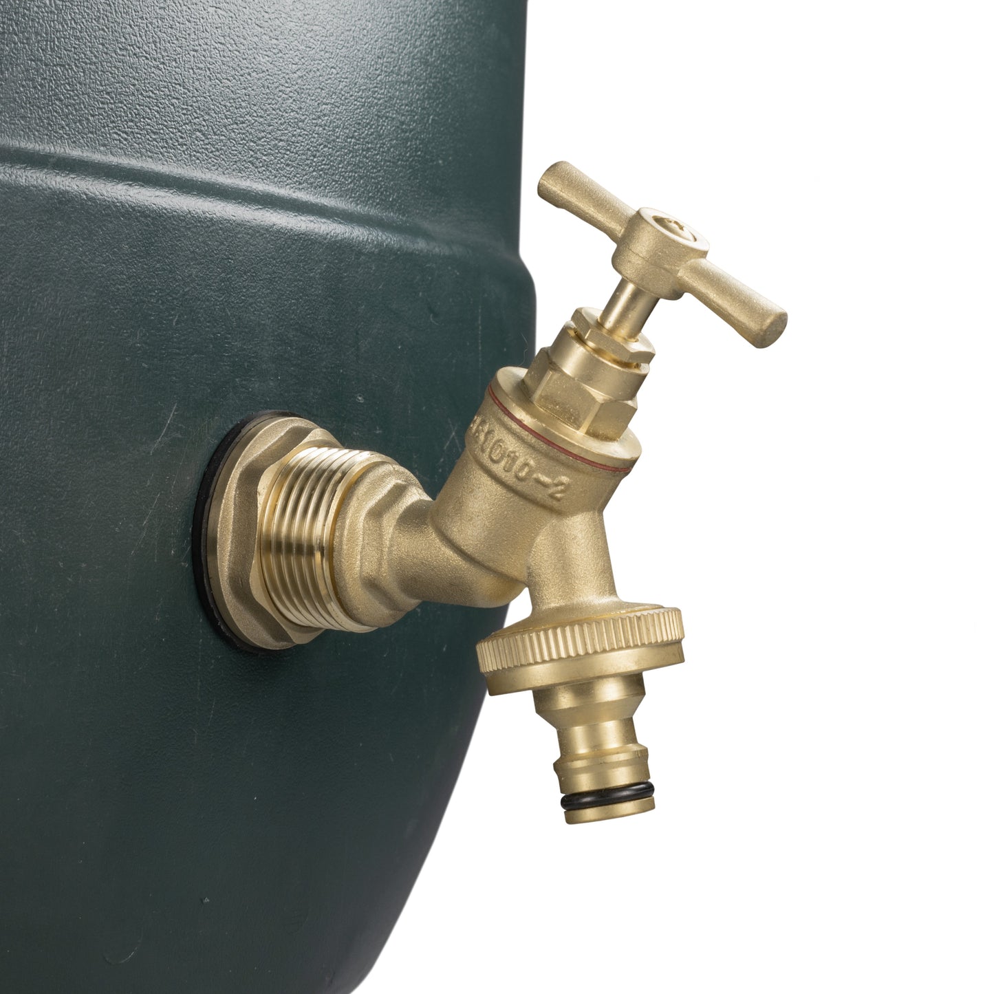 AP Supplies Water Butt Brass Kit 3/4" with Brass Quick Connect Tap and Drill Bit