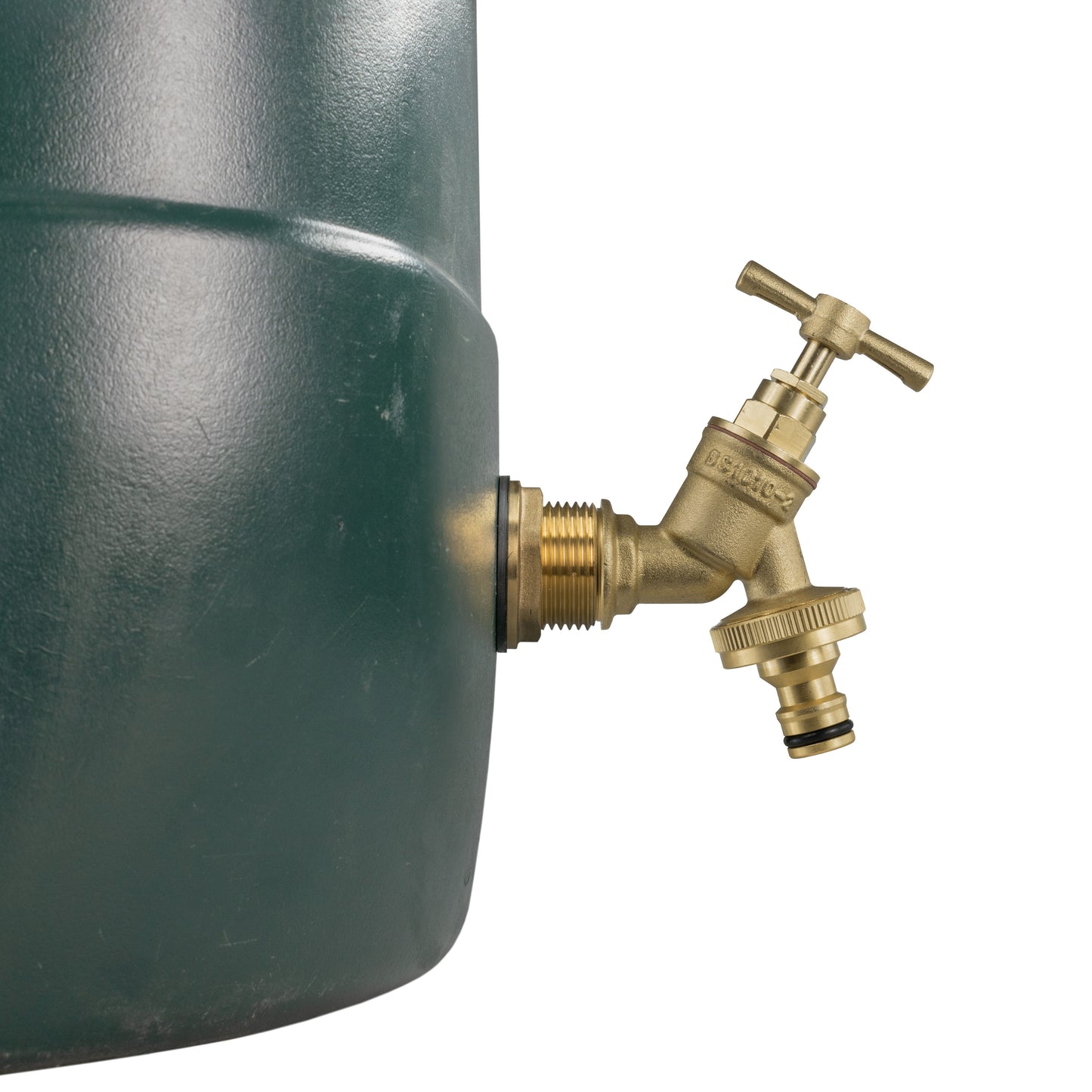 AP Supplies Water Butt Brass Kit 3/4" with Brass Quick Connect Tap and Drill Bit