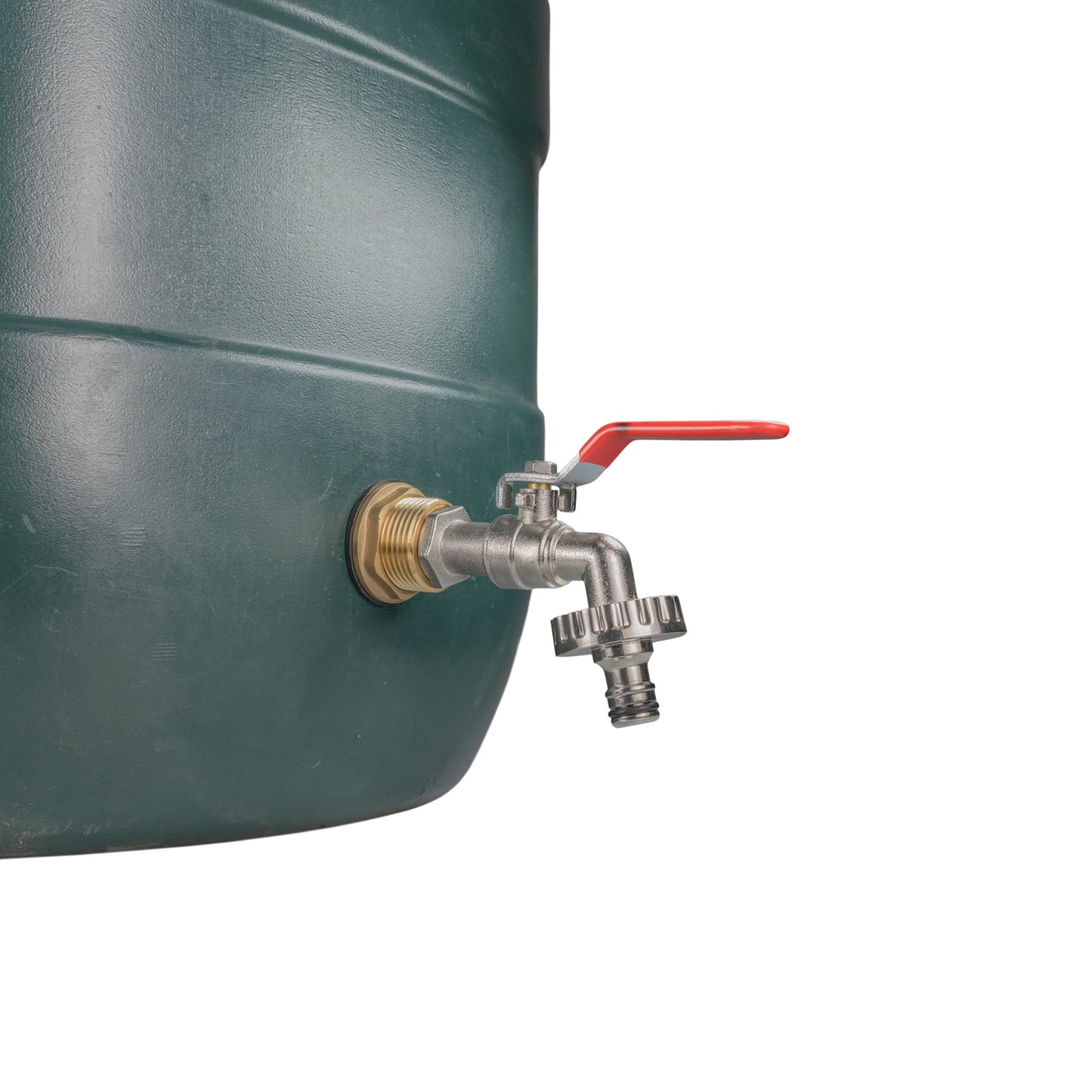 AP Supplies Water Butt Brass Kit 3/4" with Quick Connect Lever Tap and Drill Bit