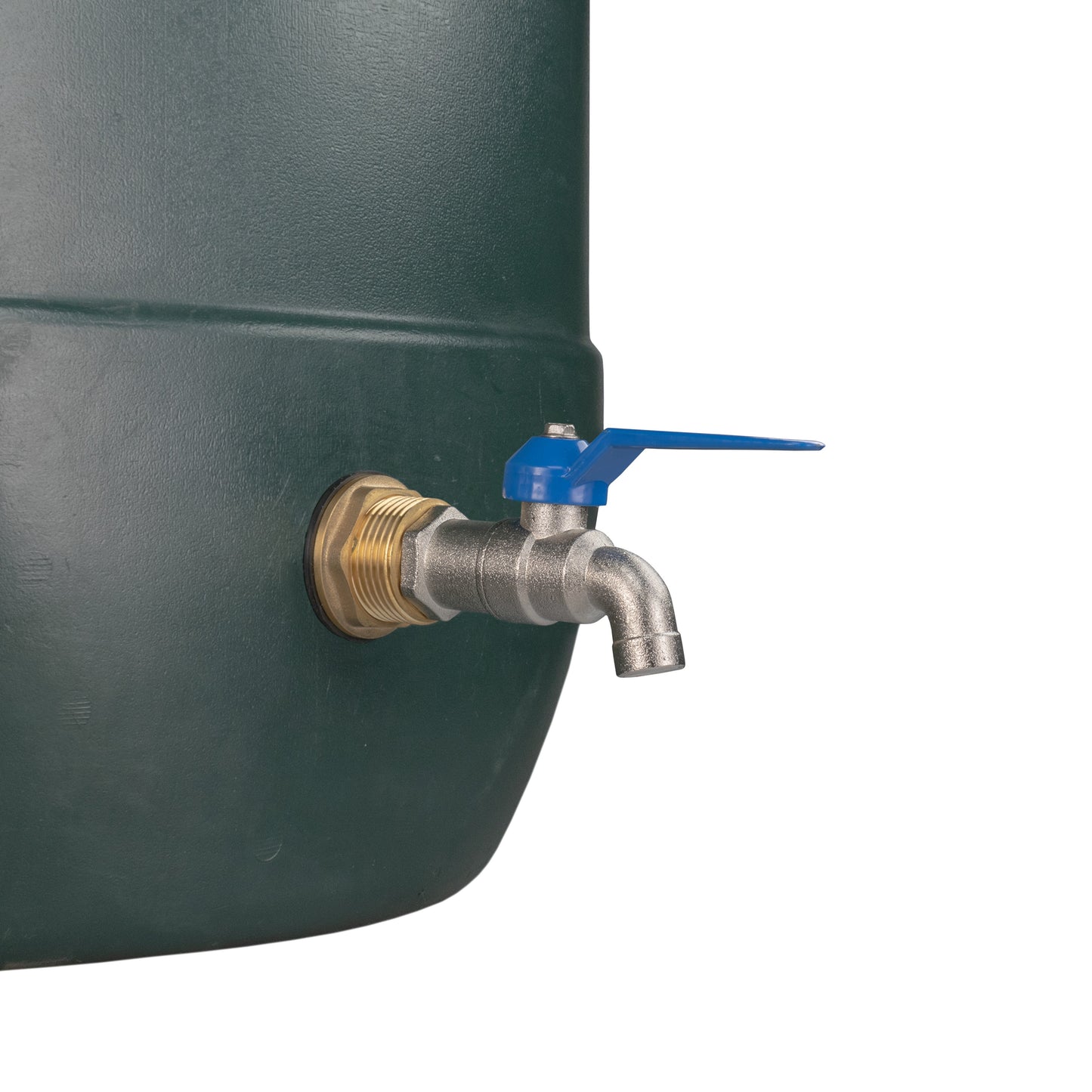 AP Supplies Water Butt Brass Kit 3/4" with Simple Lever Tap and Drill Bit
