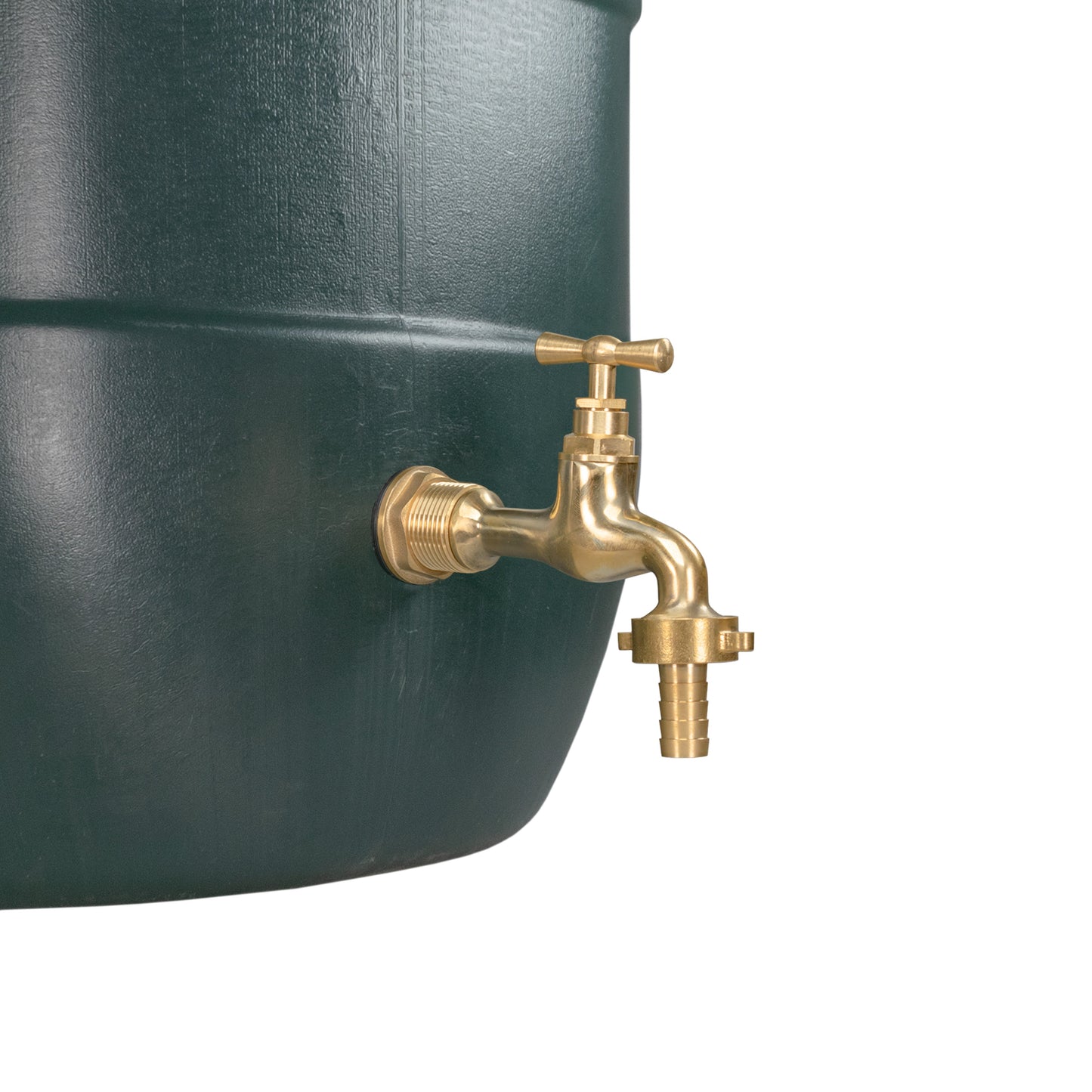 AP Supplies Water Butt Brass Kit 3/4" with 19mm Barbed Polished Brass Tap and Drill Bit