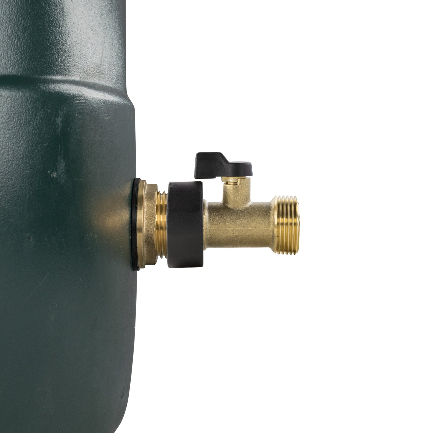 Water Butt Brass Kit 3/4in with Brass Valve Hose Connector Set Hose Pipe Fitting