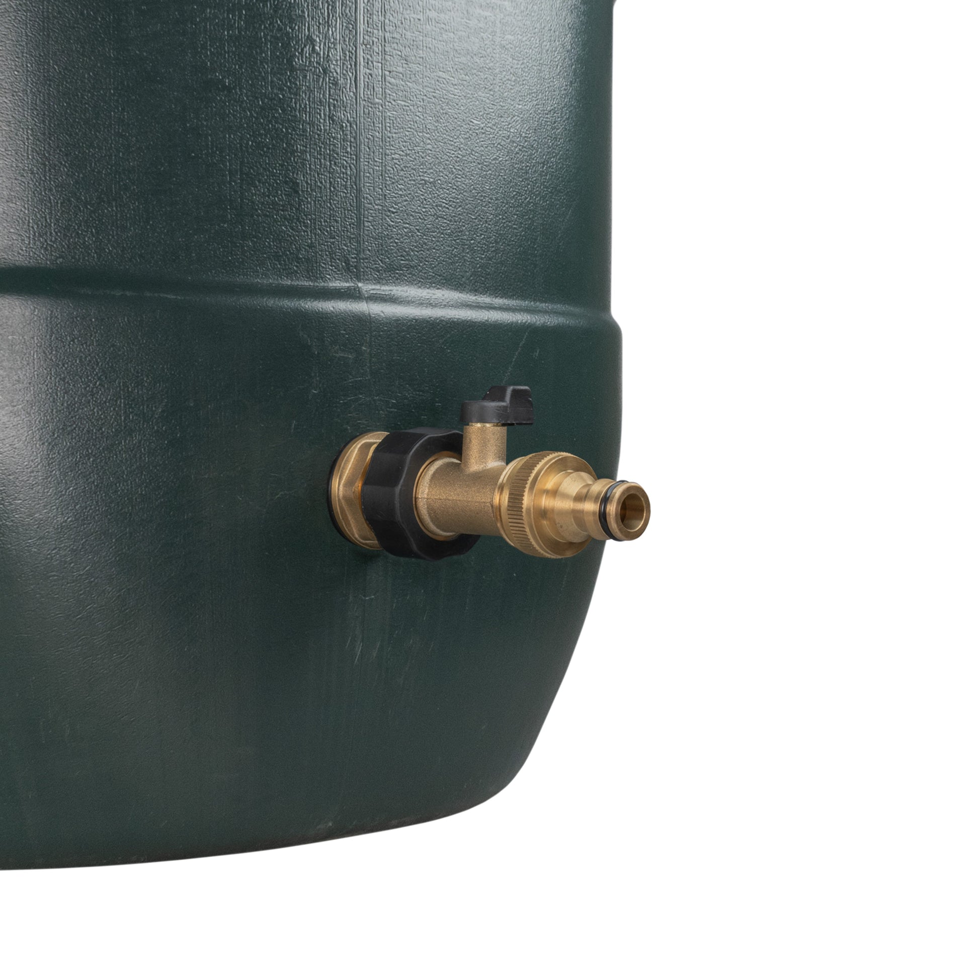 AP Supplies Water Butt Brass Kit 3/4" with Brass Valve + Quick Connect and Drill Bit