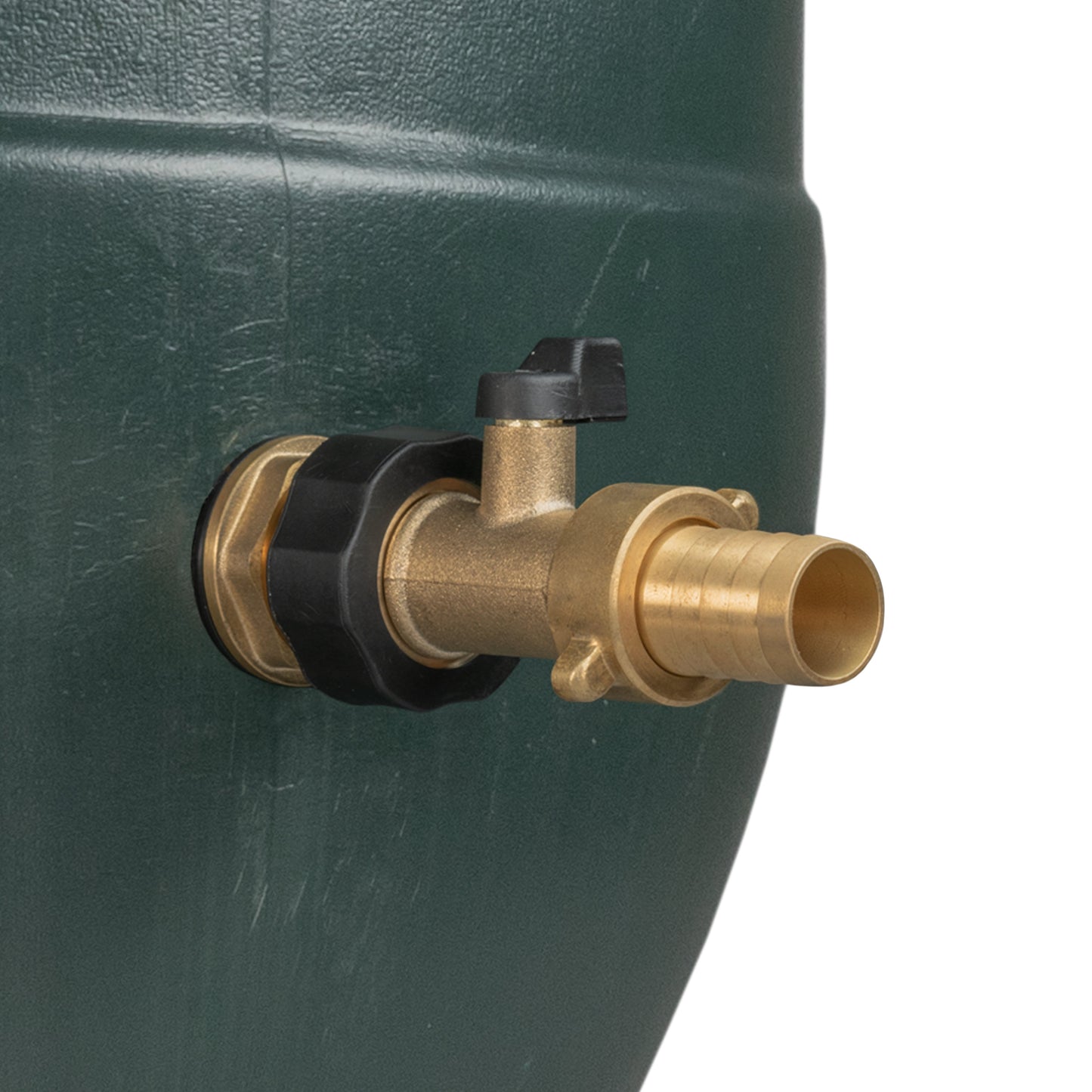 AP Supplies Water Butt Brass Kit 3/4" with Brass Valve + 19mm Barb and Drill Bit