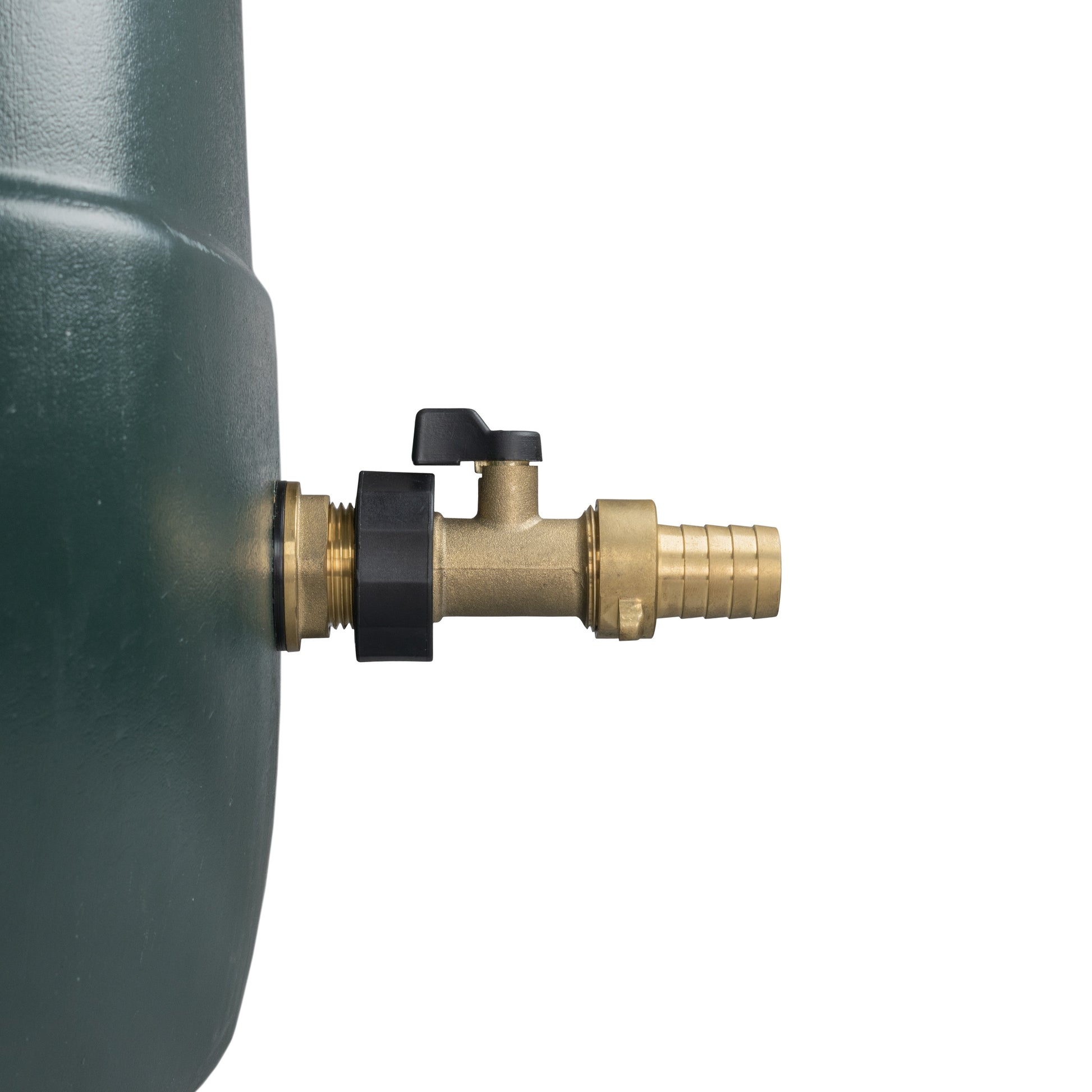 AP Supplies Water Butt Brass Kit 3/4" with Brass Valve + 19mm Barb and Drill Bit