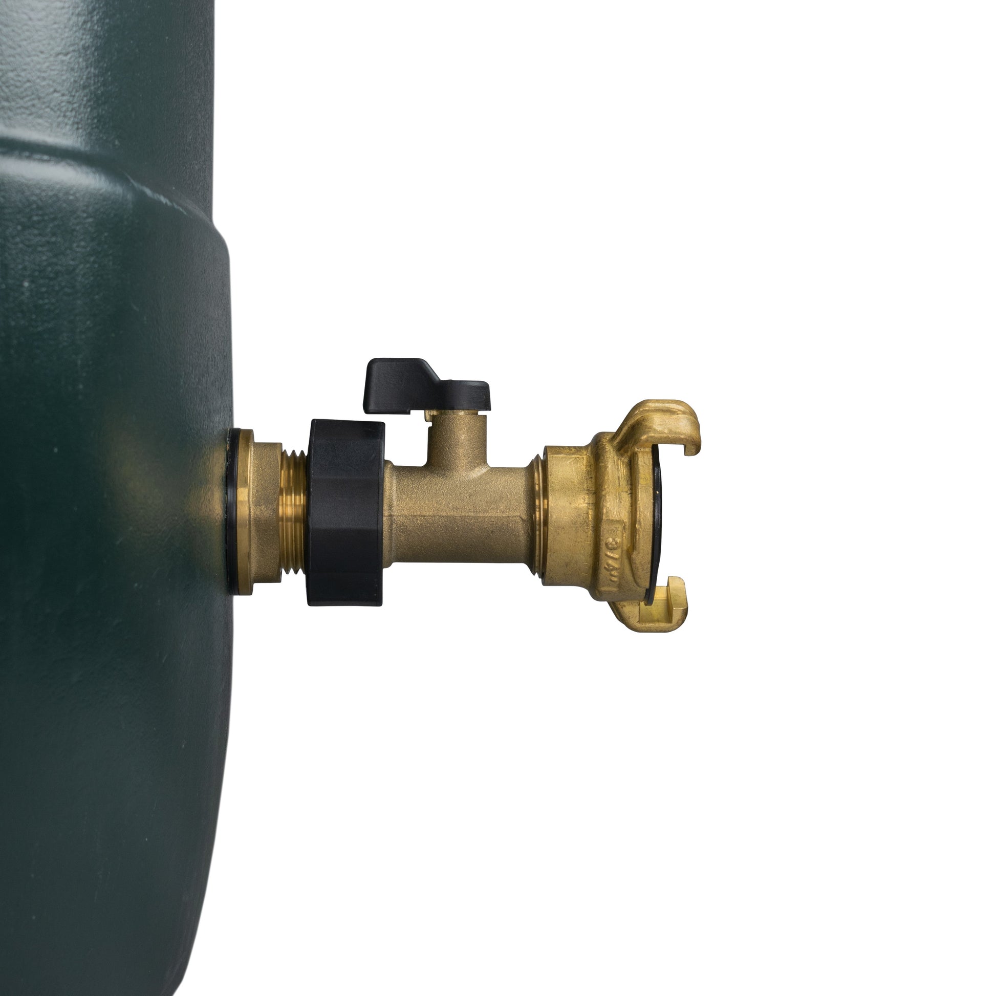 AP Supplies Water Butt Brass Kit 3/4" with Brass Valve + Geka and Drill Bit